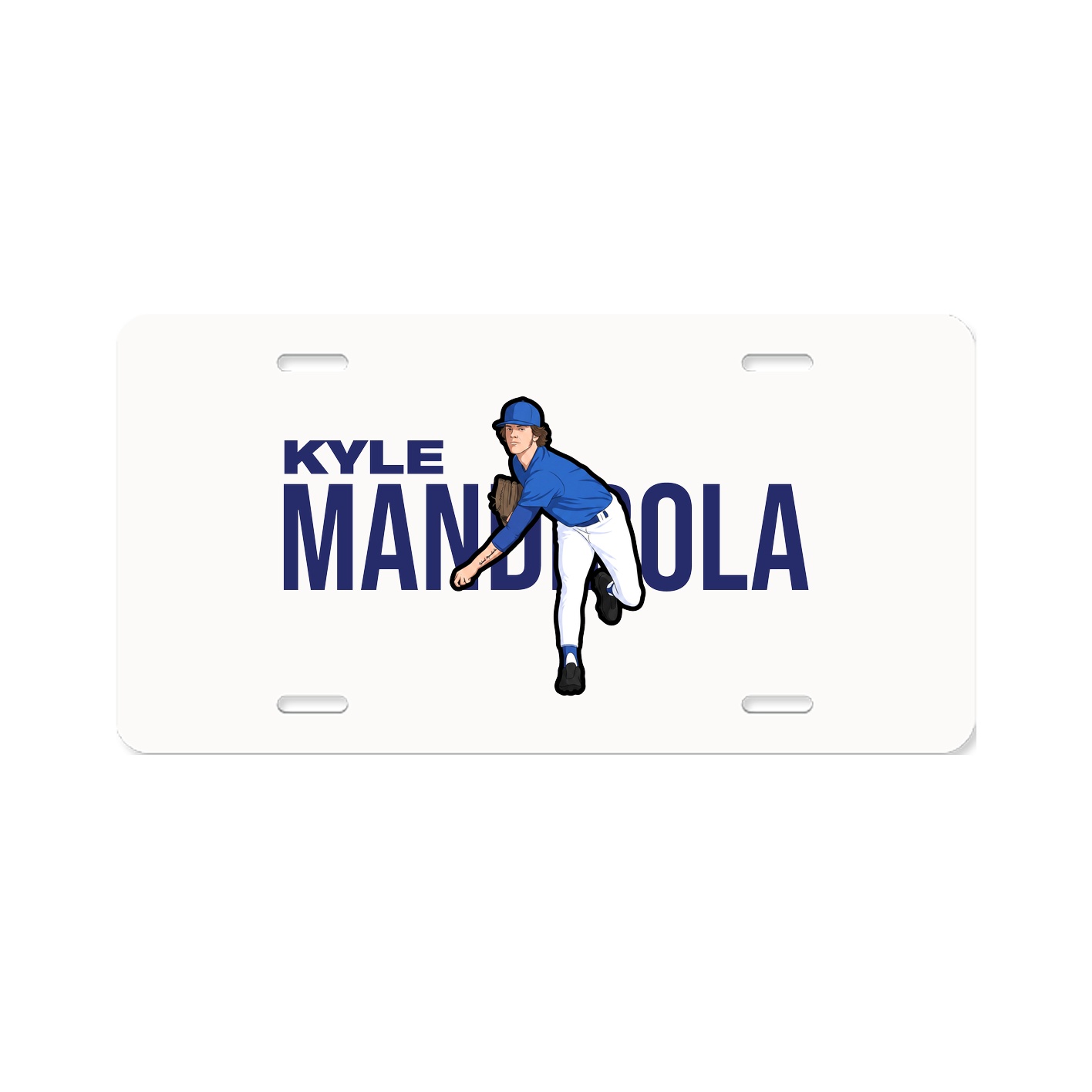 License Plate — Player Name in Classic