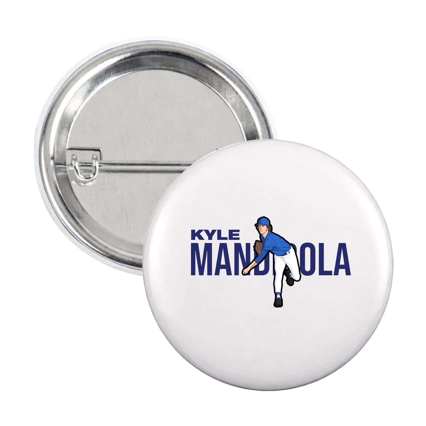 Game Day Button — Player Name in White