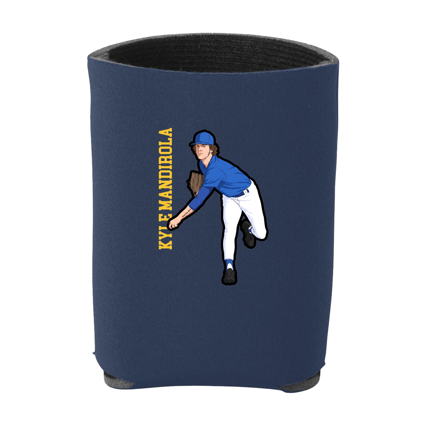 Can Holder — Name Vertical in Navy