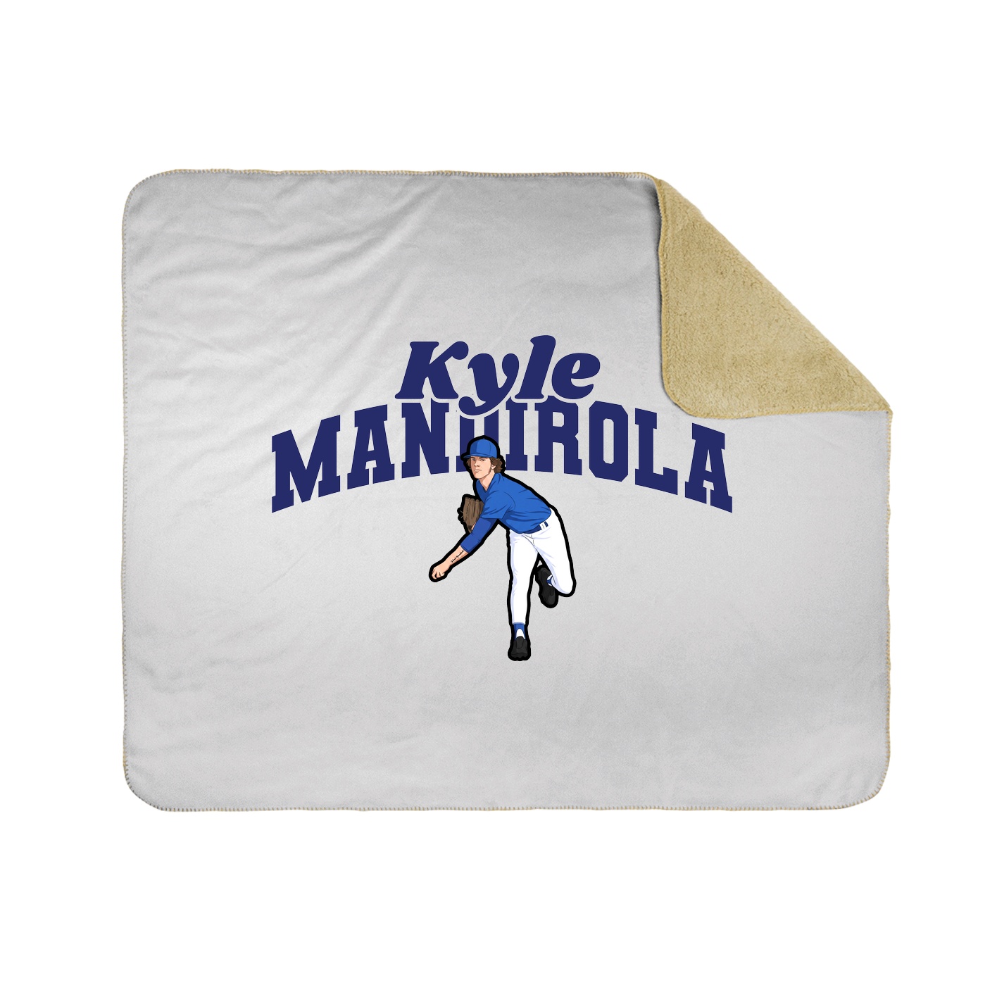 Throw Blanket — Signature Arch in White