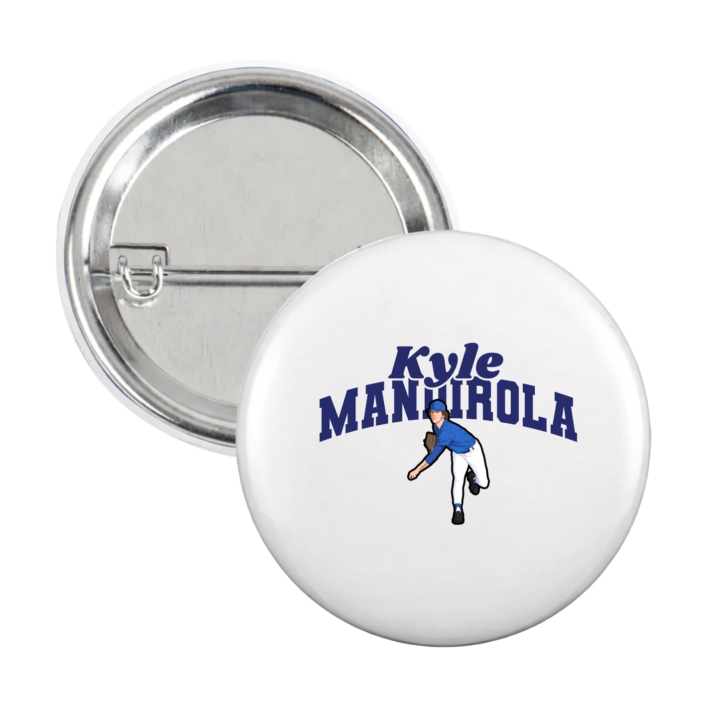 Game Day Button — Signature Arch in White