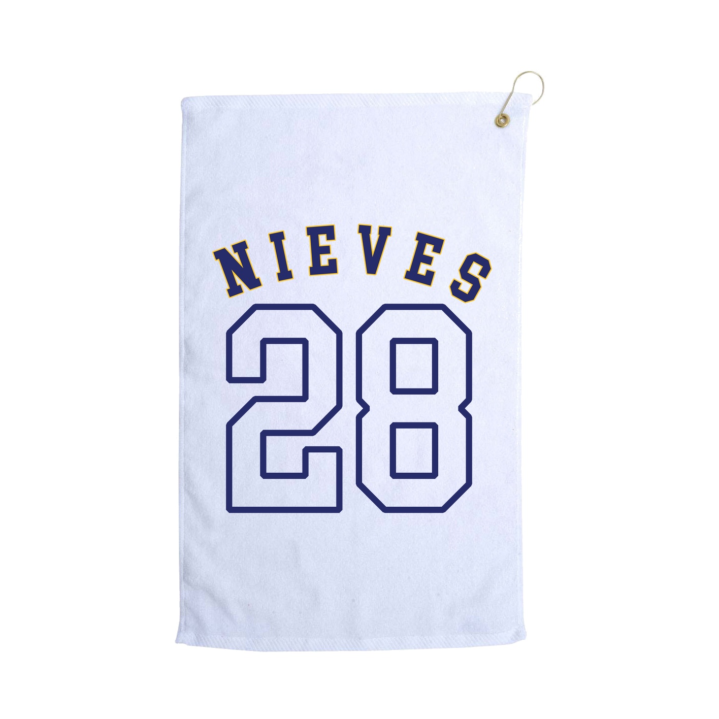 Golf Towel — Shirsey Arch in White