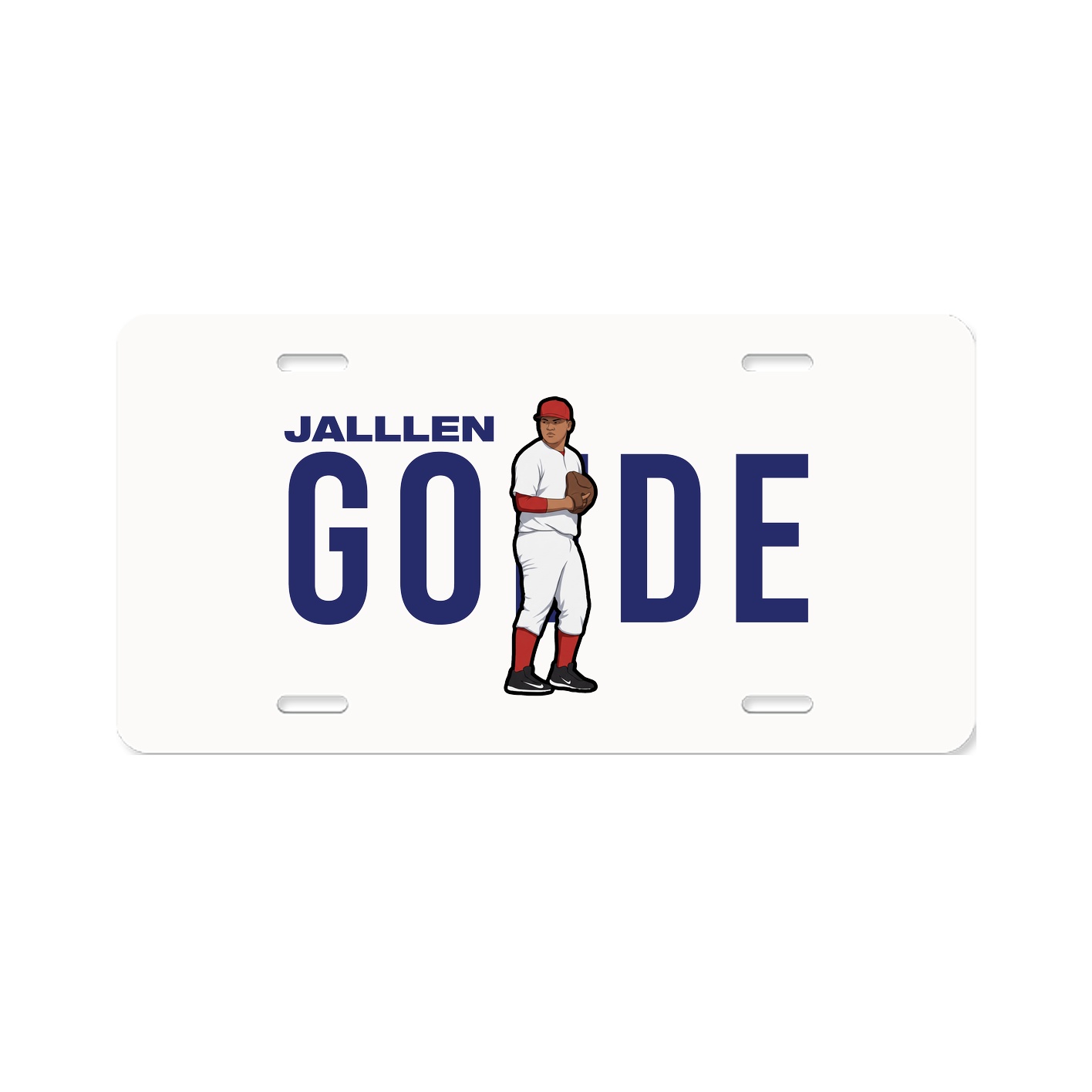 License Plate — Player Name in Classic