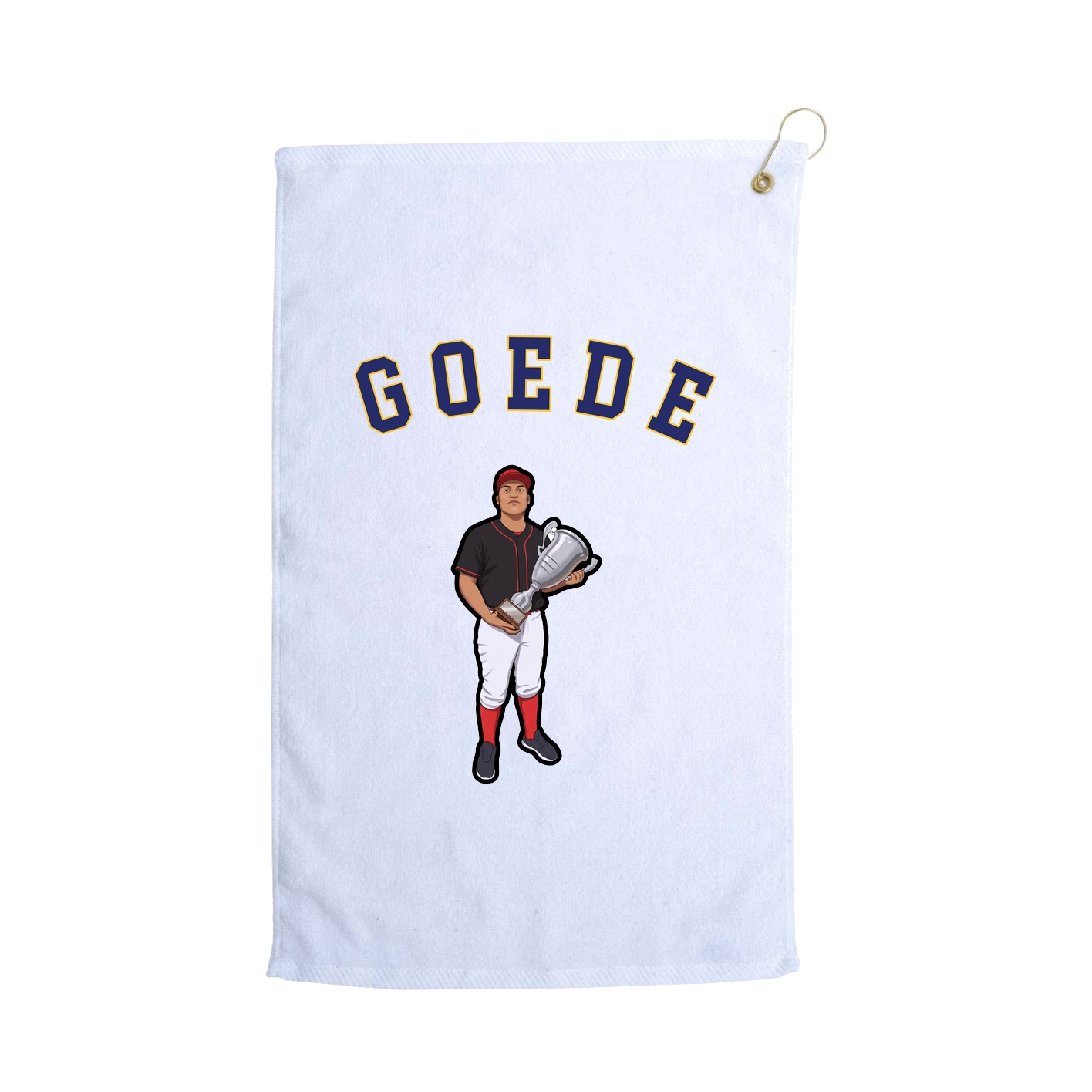 Golf Towel — Shirsey Arch in White