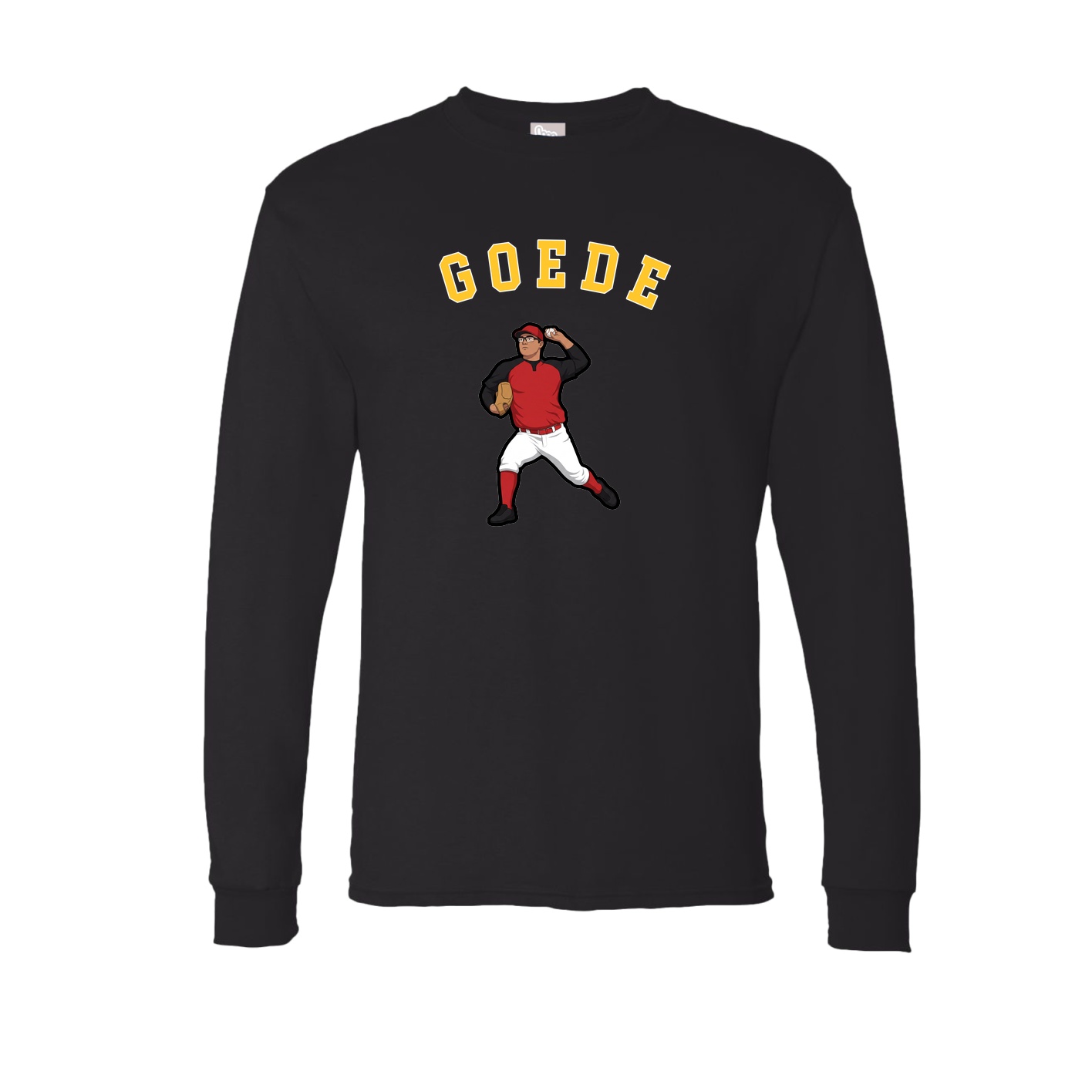 Long Sleeve Tee — Shirsey Arch in Black