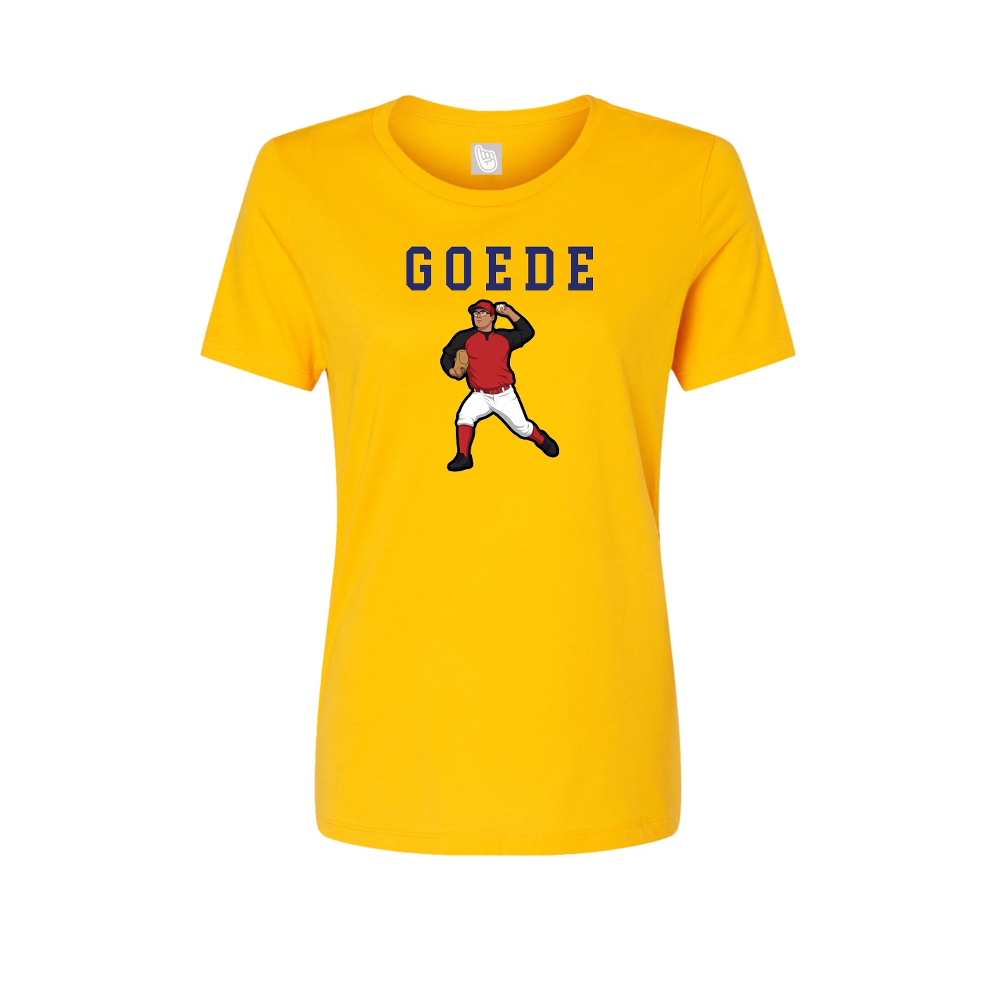 Fitted Women's Tee — Shirsey in Gold
