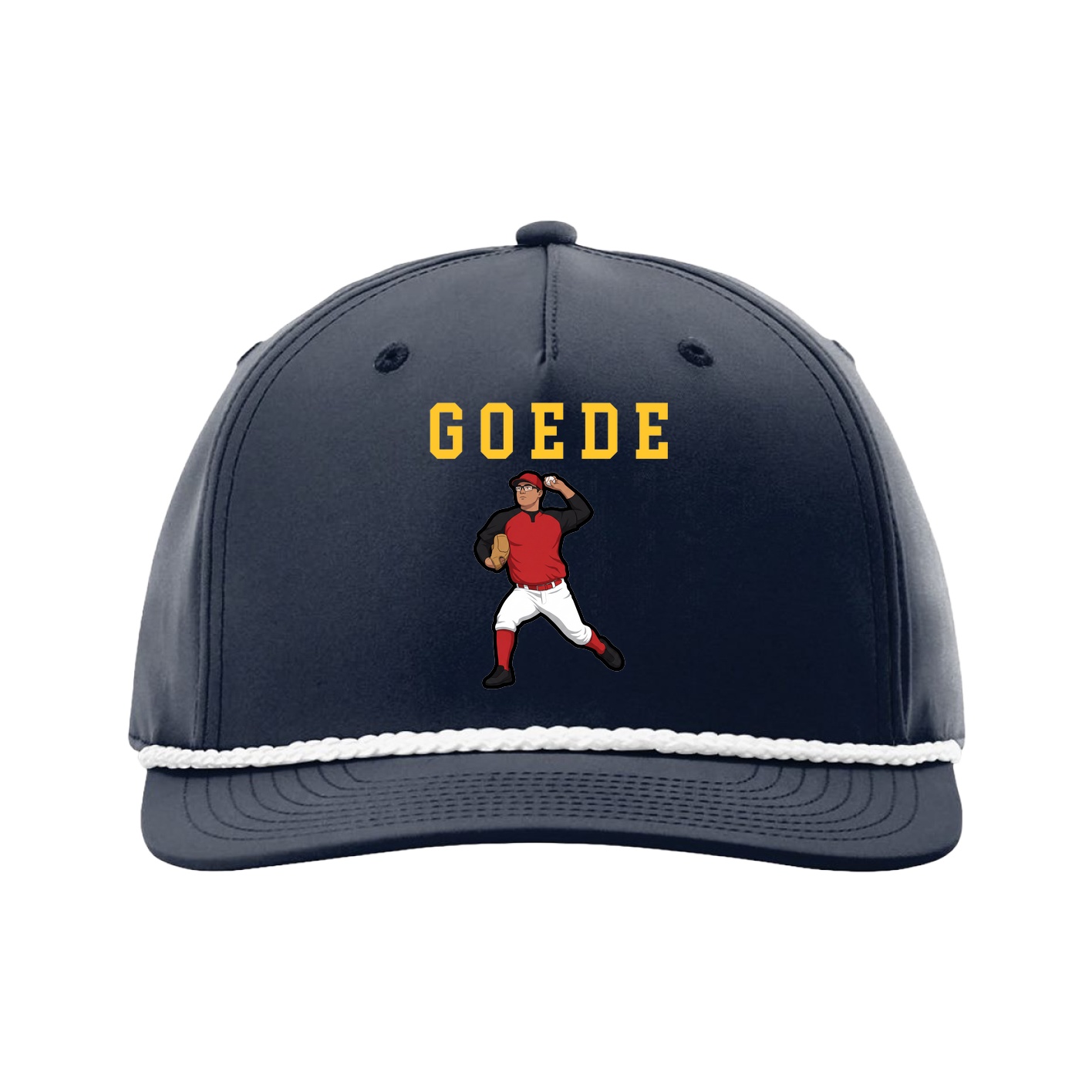 Five-Panel Classic Rope Cap — Shirsey in Navy