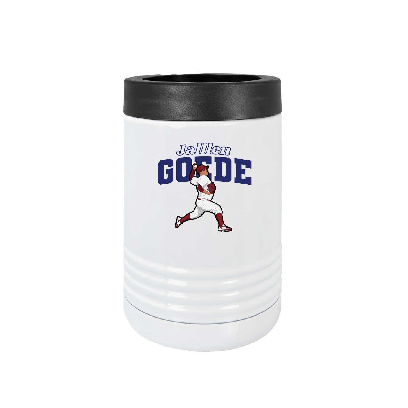 Beverage Holder — Name Arch in White