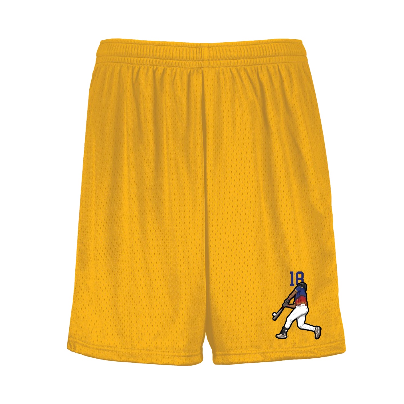 Shorts — Number Top in Gold