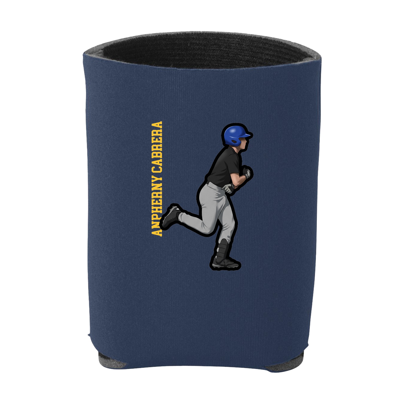 Can Holder — Name Vertical in Navy
