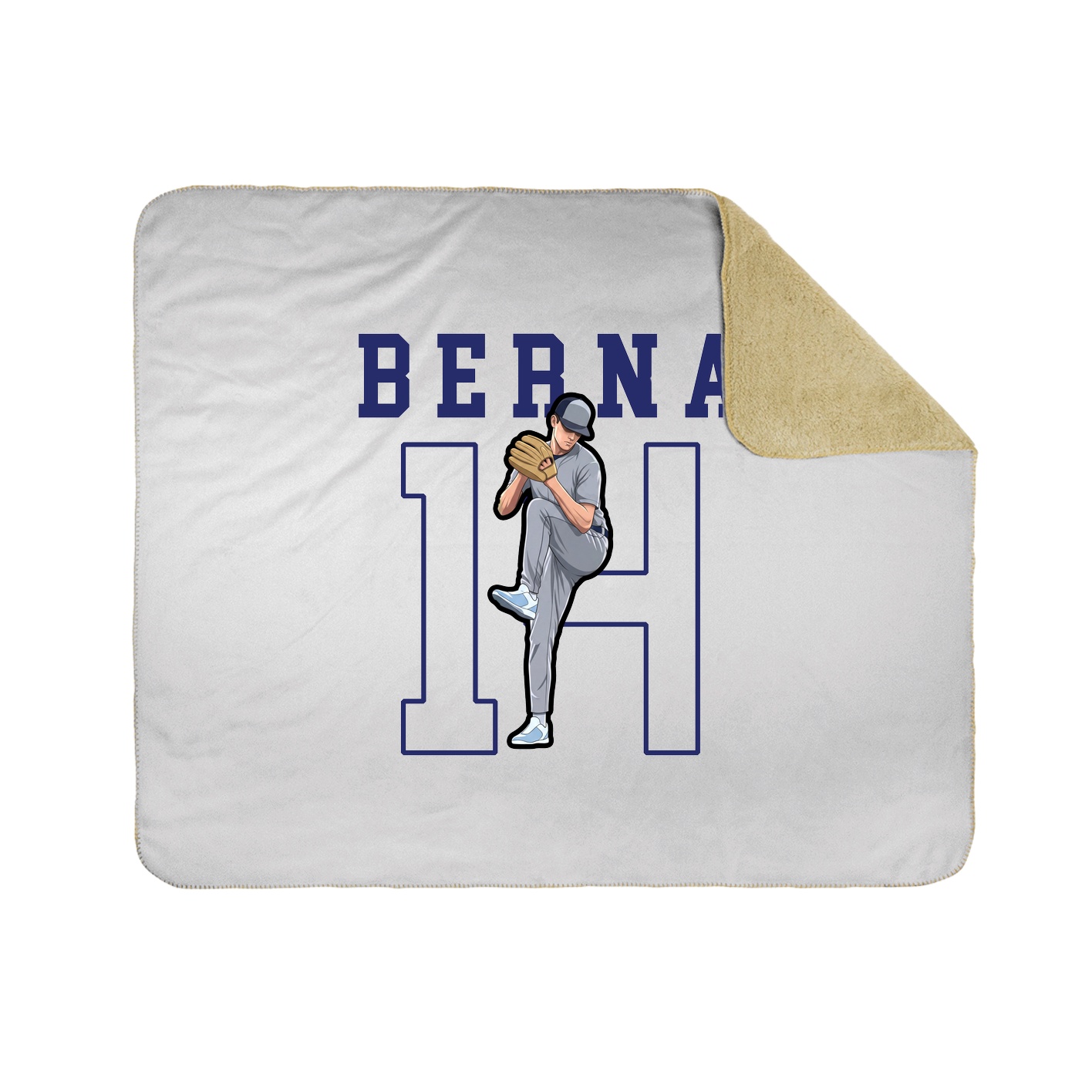 50x60 Sherpa Lined Throw Blanket