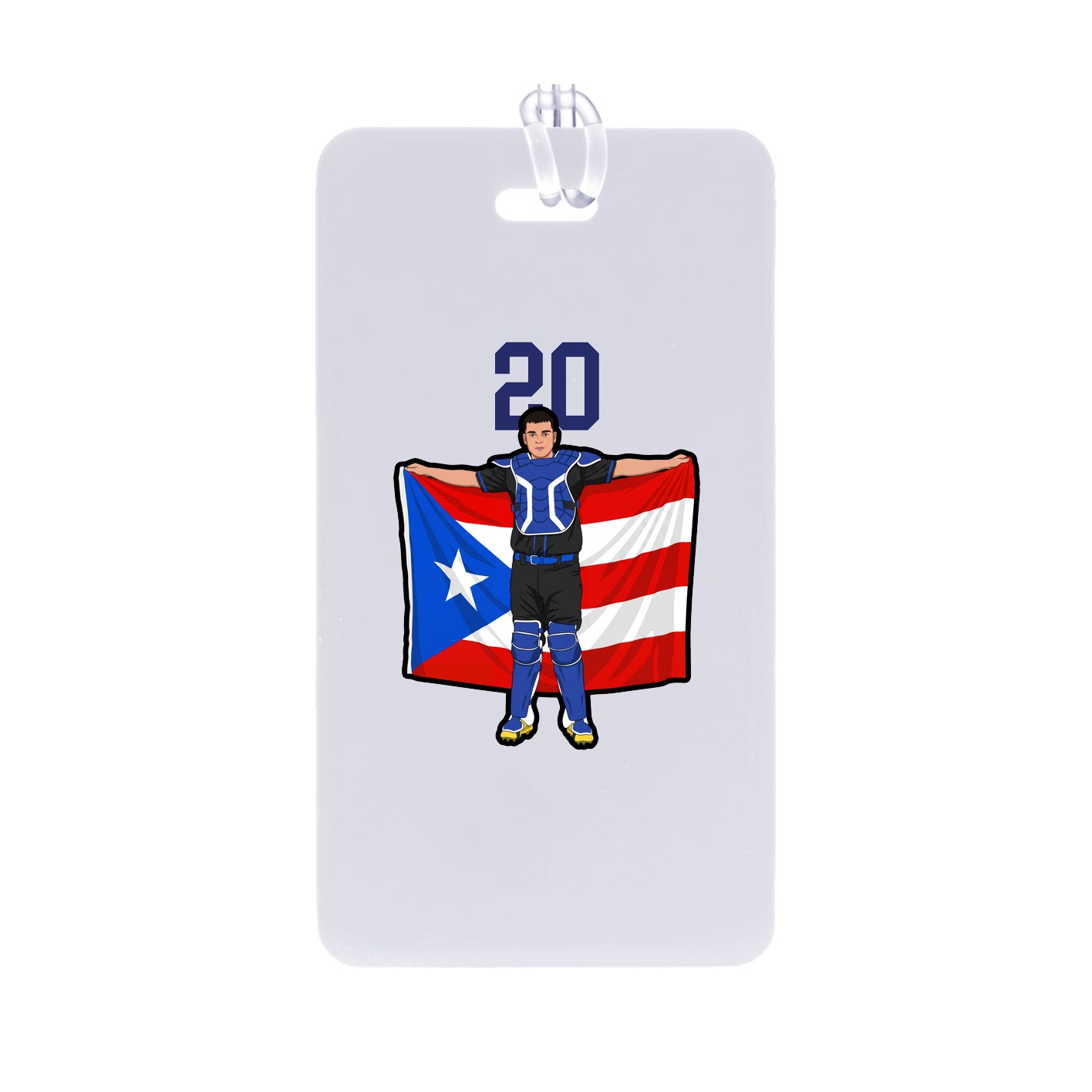 Bag Tag — Number Top in Classic