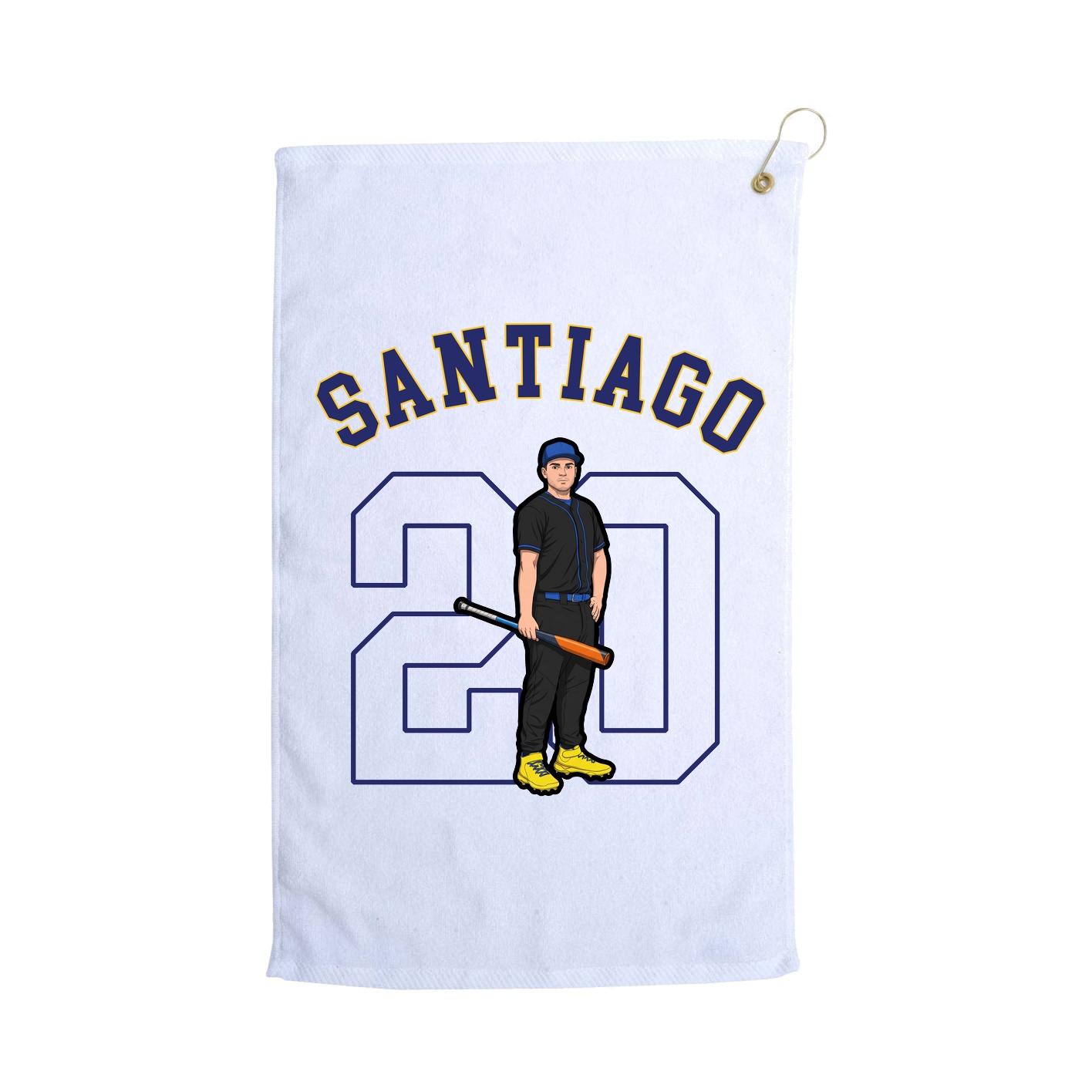 Golf Towel — Shirsey Arch in White