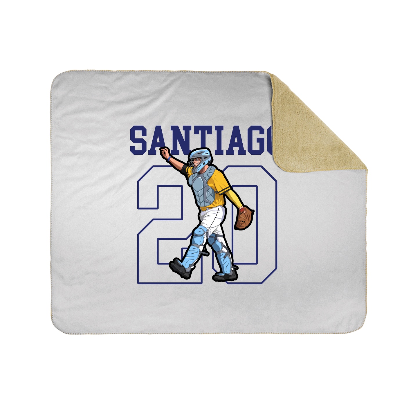 Throw Blanket — Shirsey in White