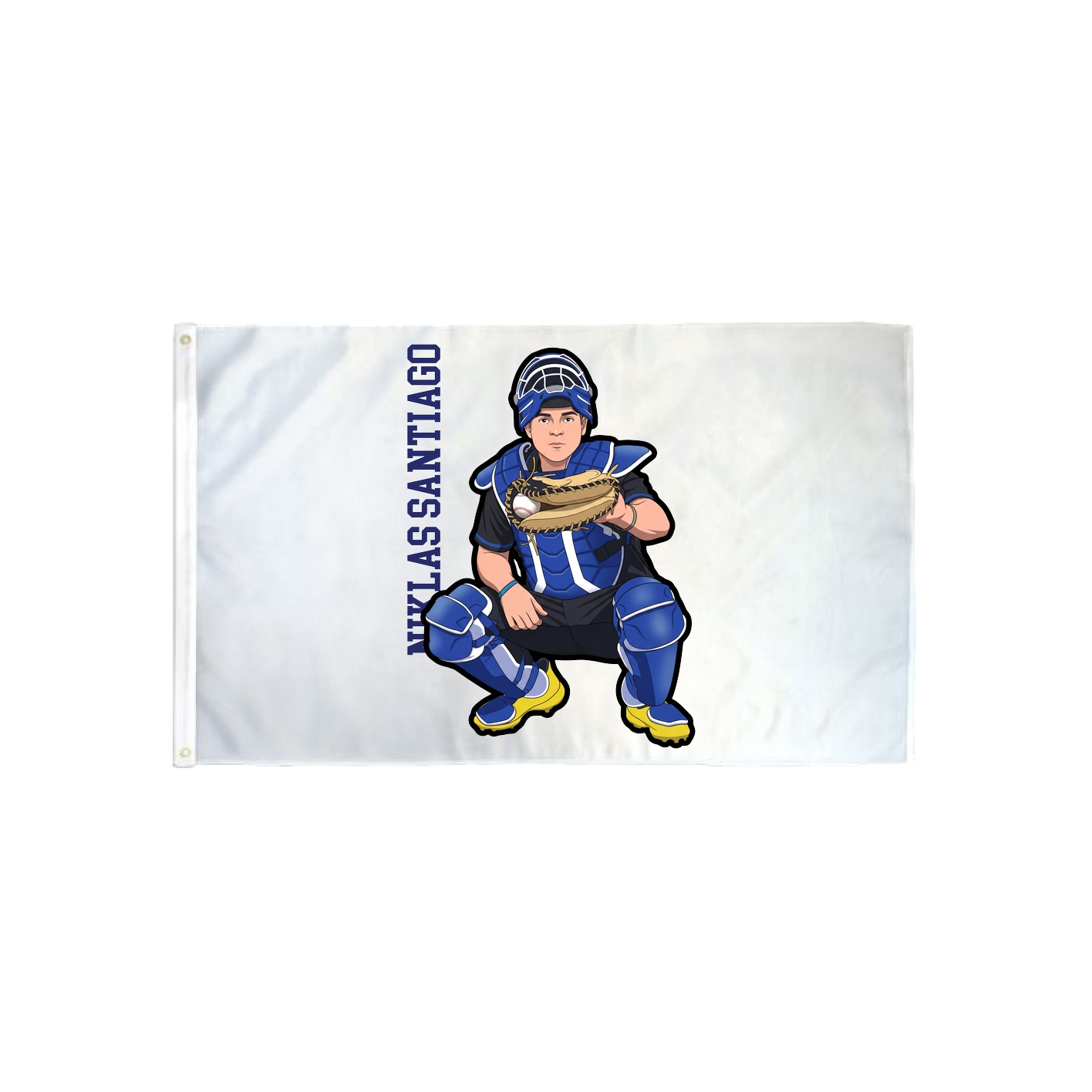 3x5 Flag — Name Vertical in Classic