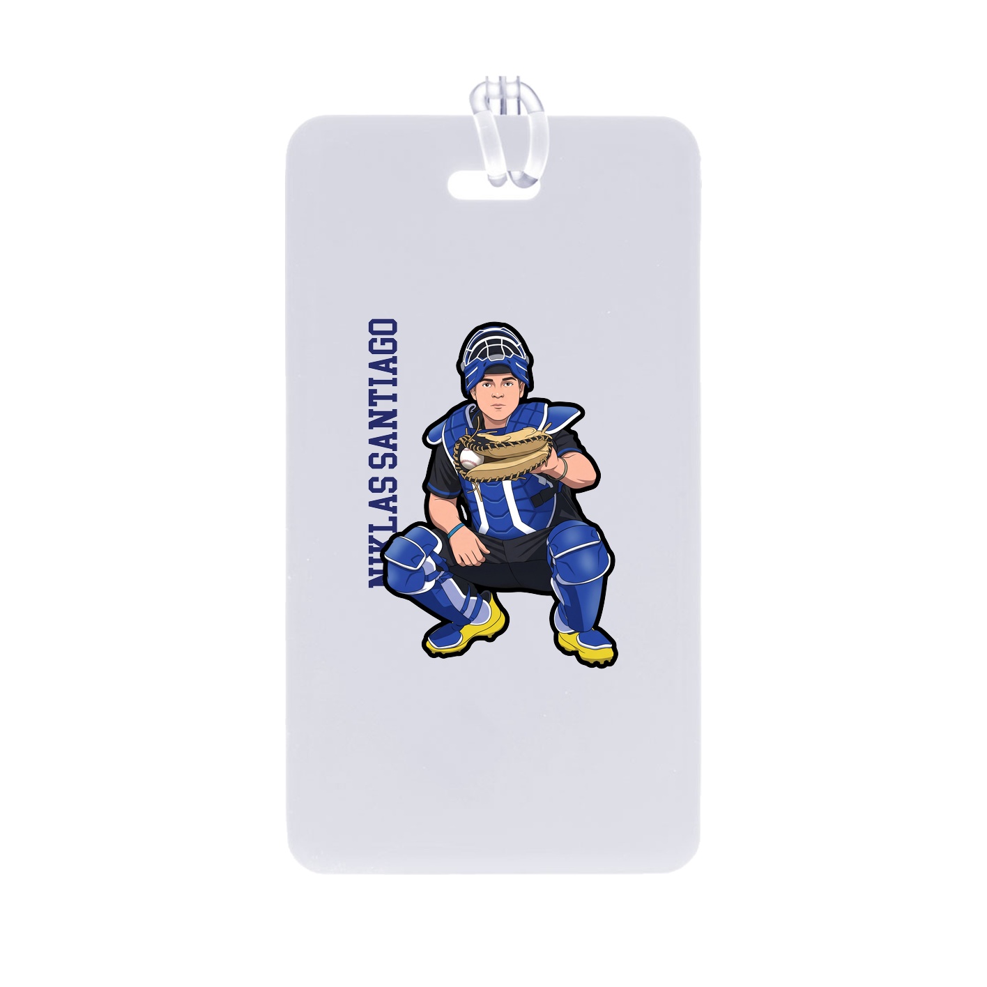 Bag Tag — Name Vertical in Classic