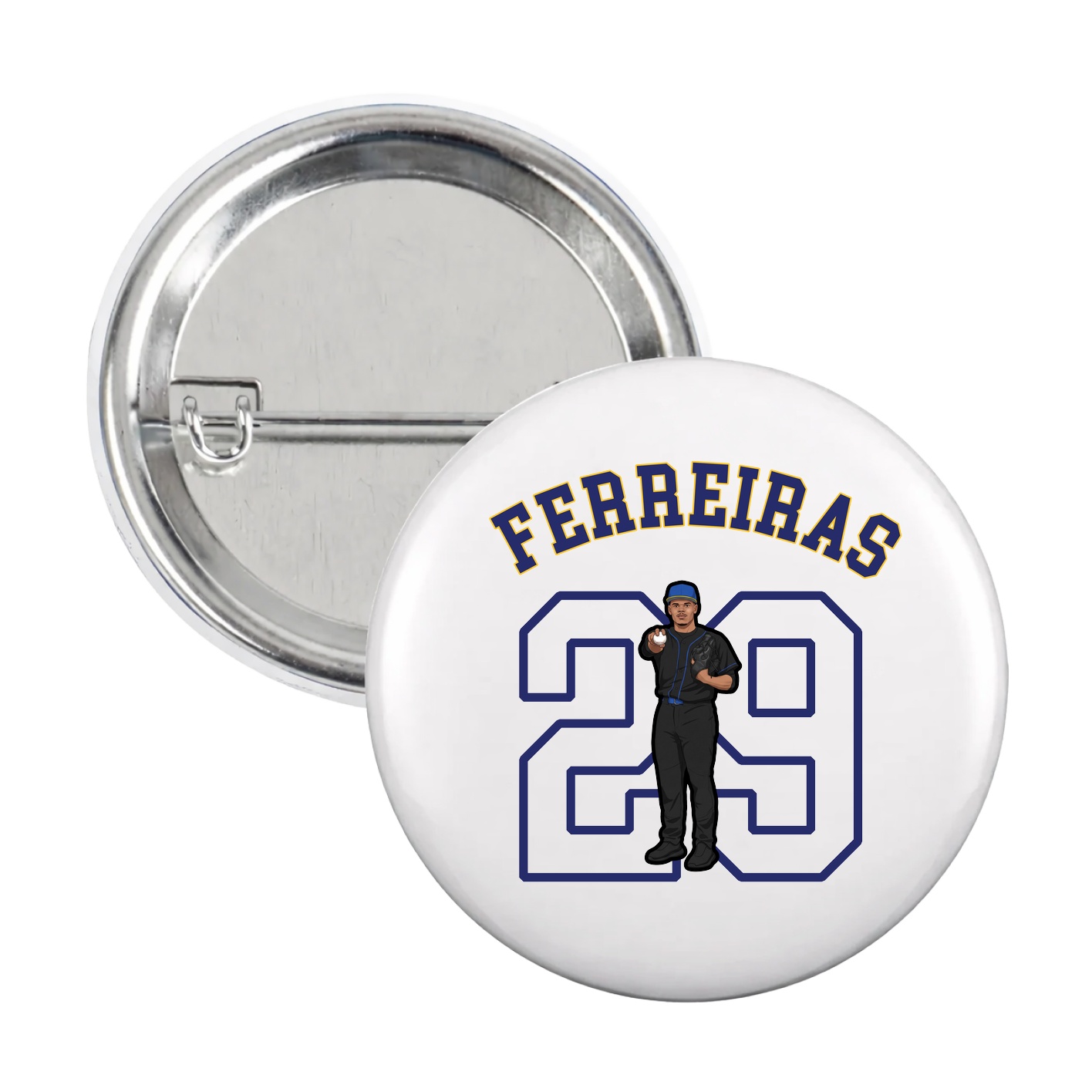 Game Day Button — Shirsey Arch in White