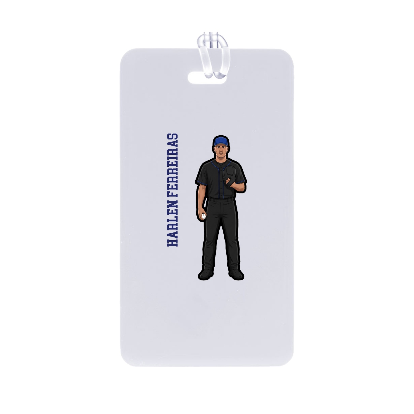 Bag Tag — Name Vertical in Classic