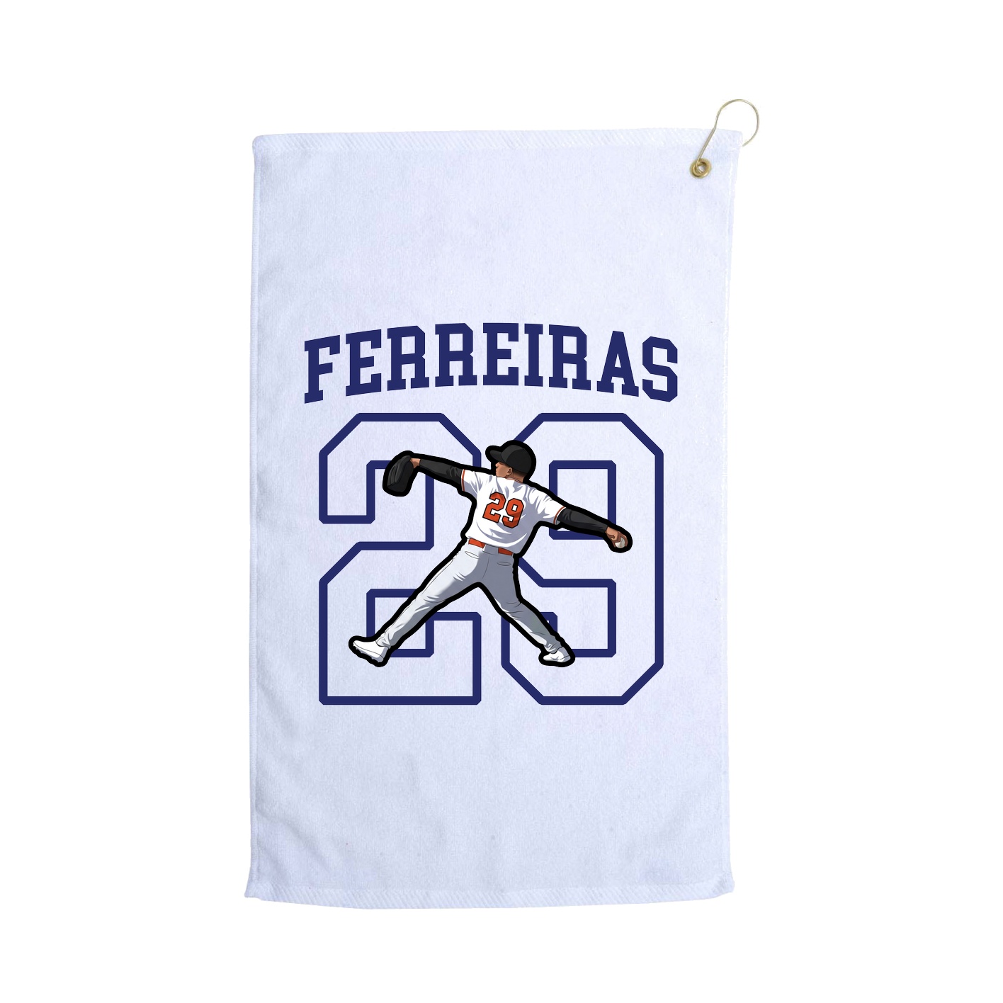 Golf Towel — Shirsey in White