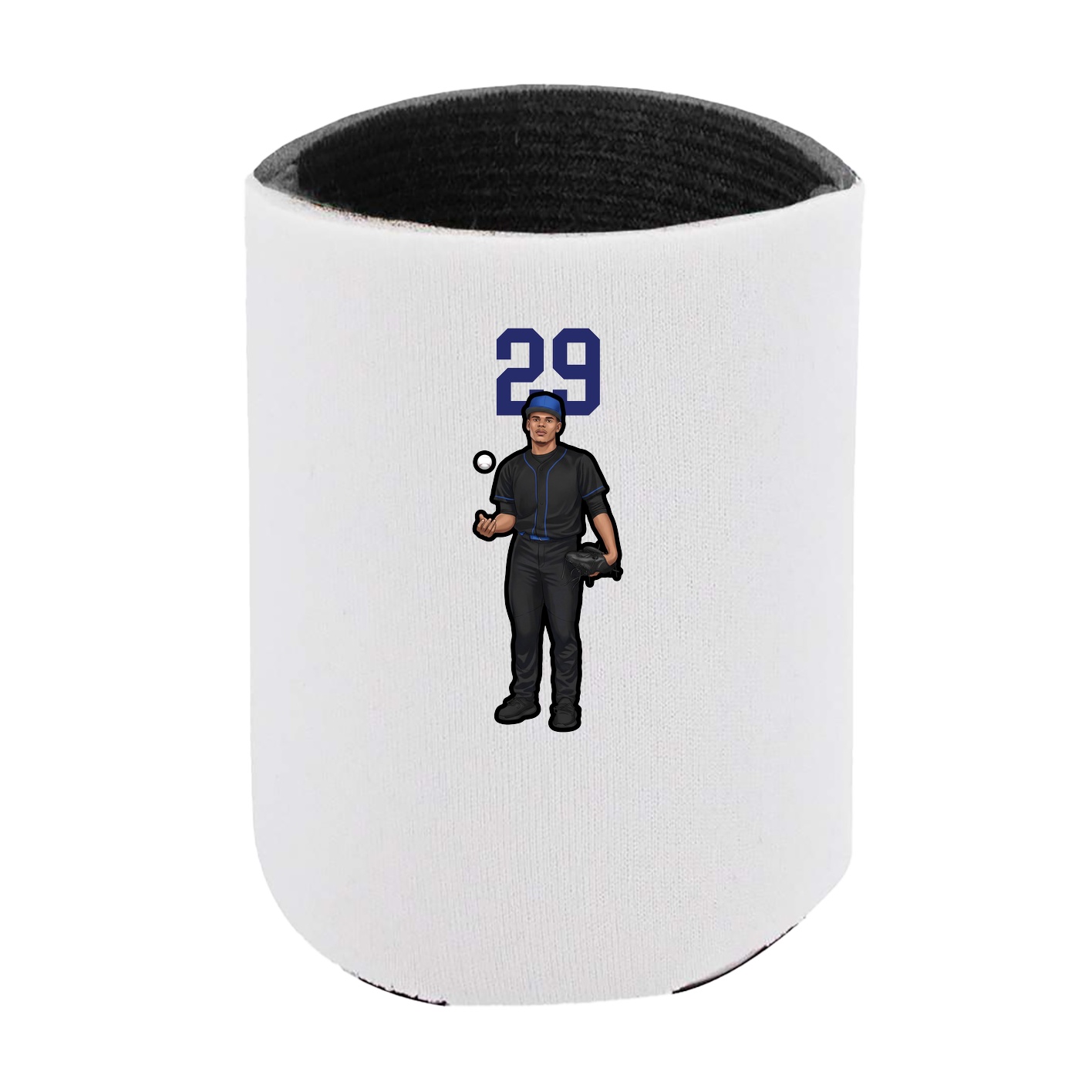 Can Holder — Number Top in White