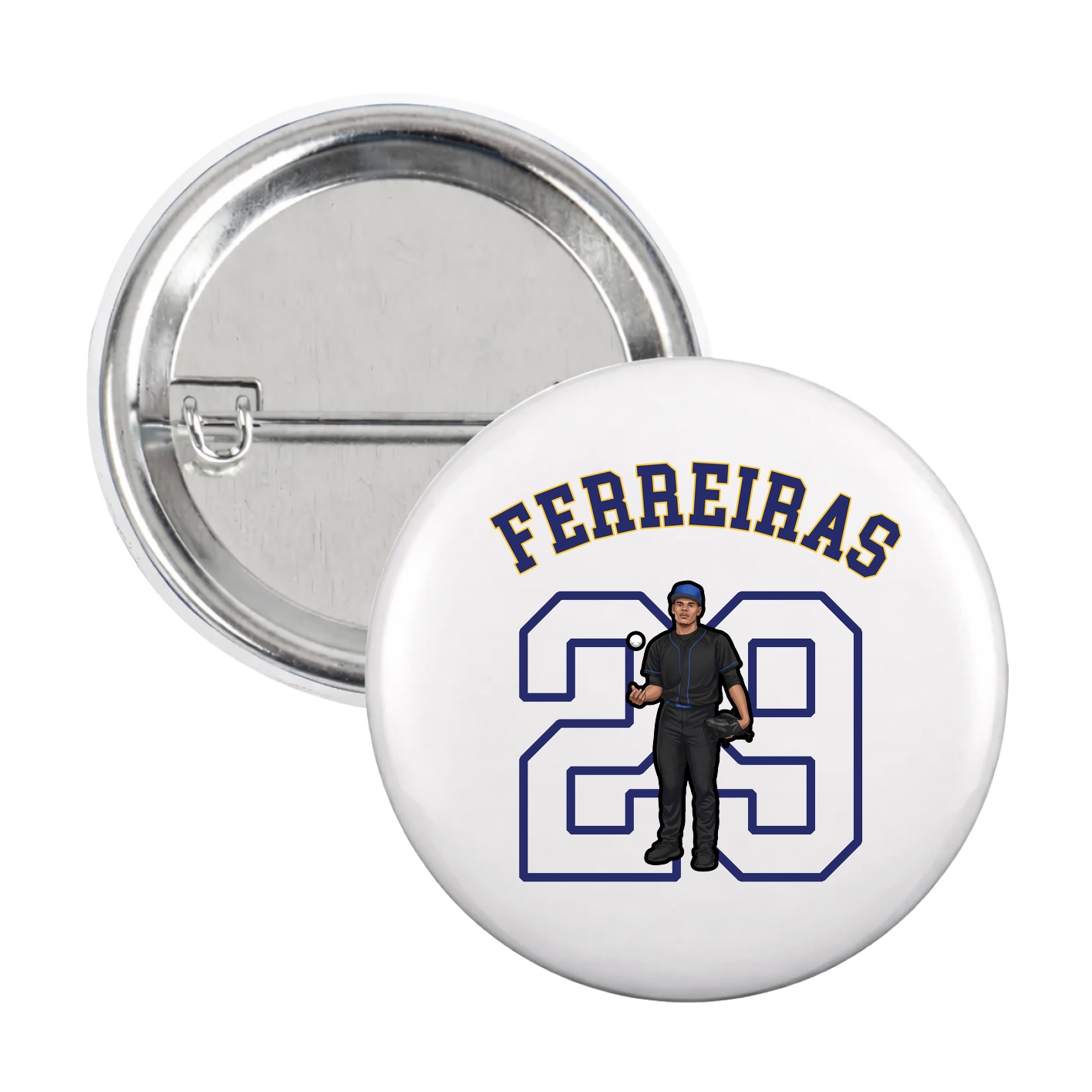 Game Day Button — Shirsey Arch in White