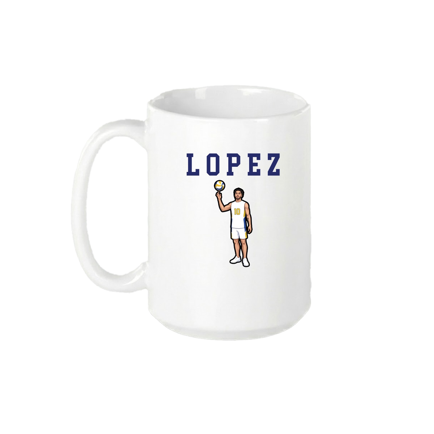 15oz Coffee Mug — Shirsey in White