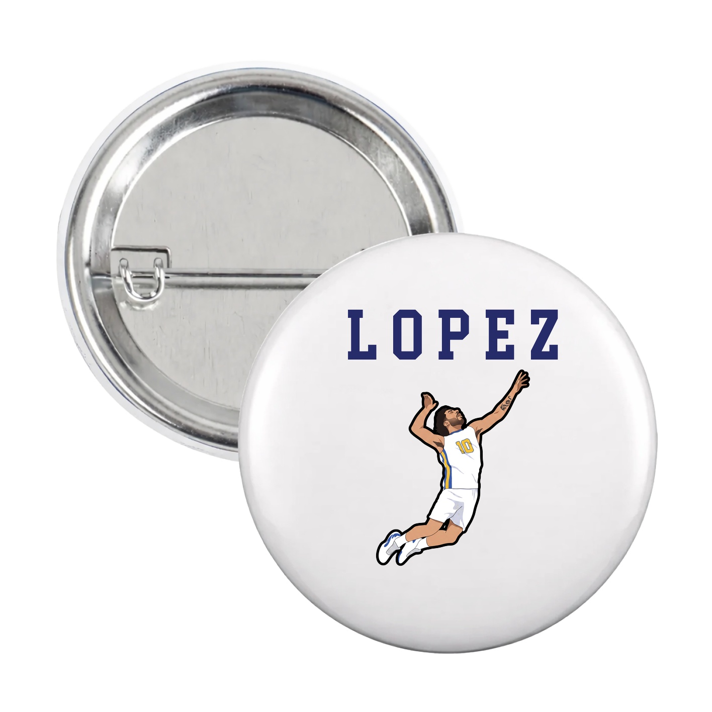 Game Day Button — Shirsey in White