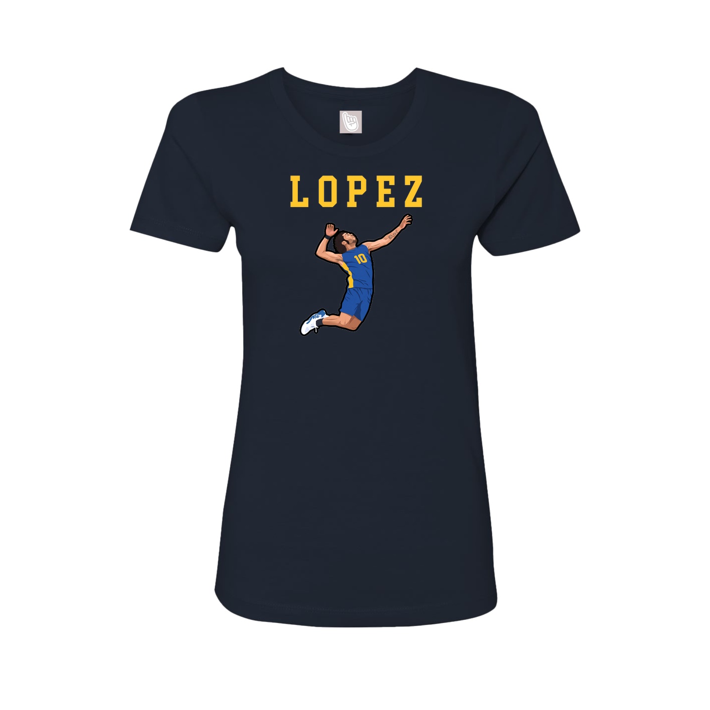 Fitted Women's Tee — Shirsey in Navy