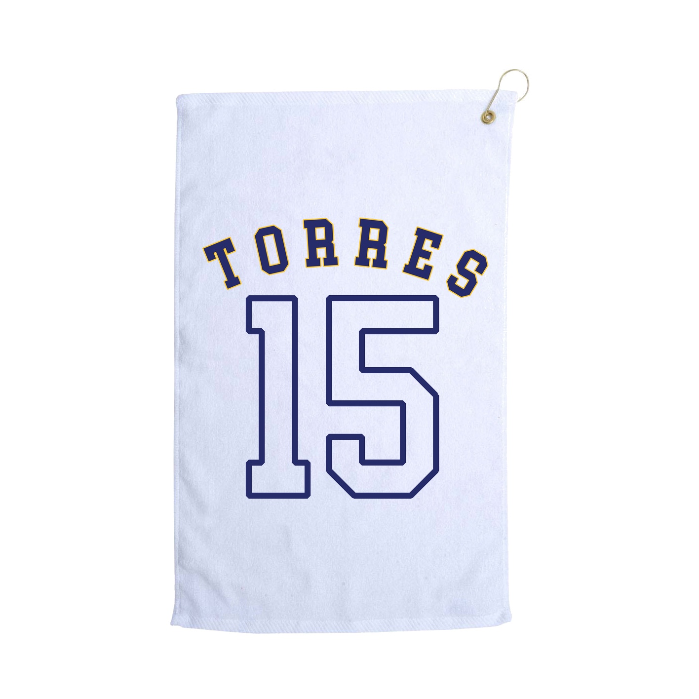 Golf Towel — Shirsey Arch in White