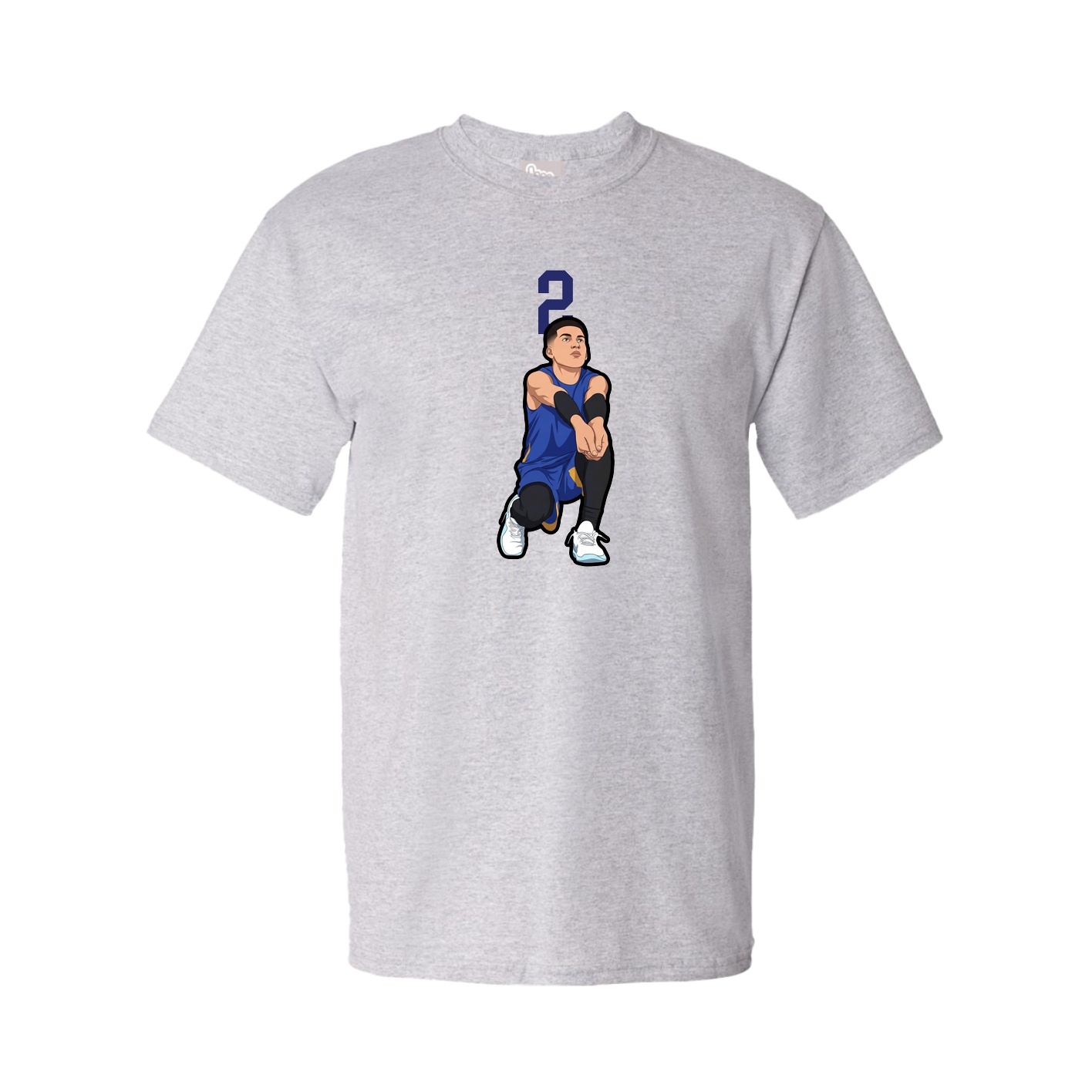 Tee — Number Top in Grey