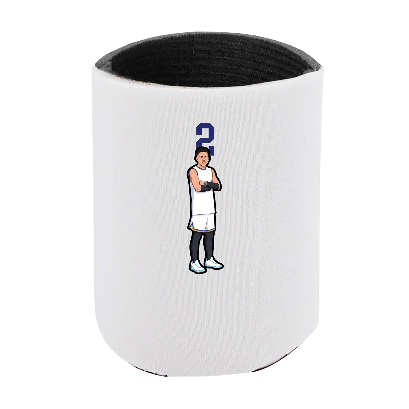 Can Holder — Number Top in White