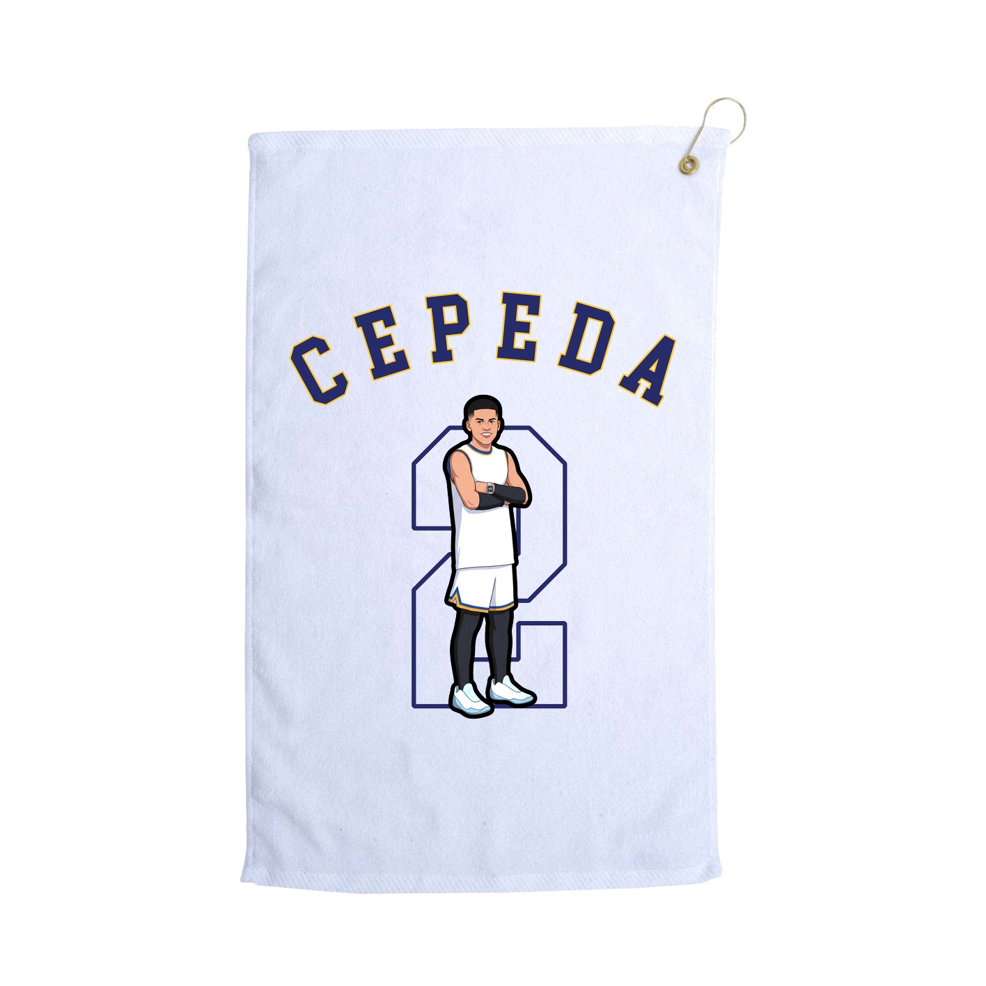 Golf Towel — Shirsey Arch in White