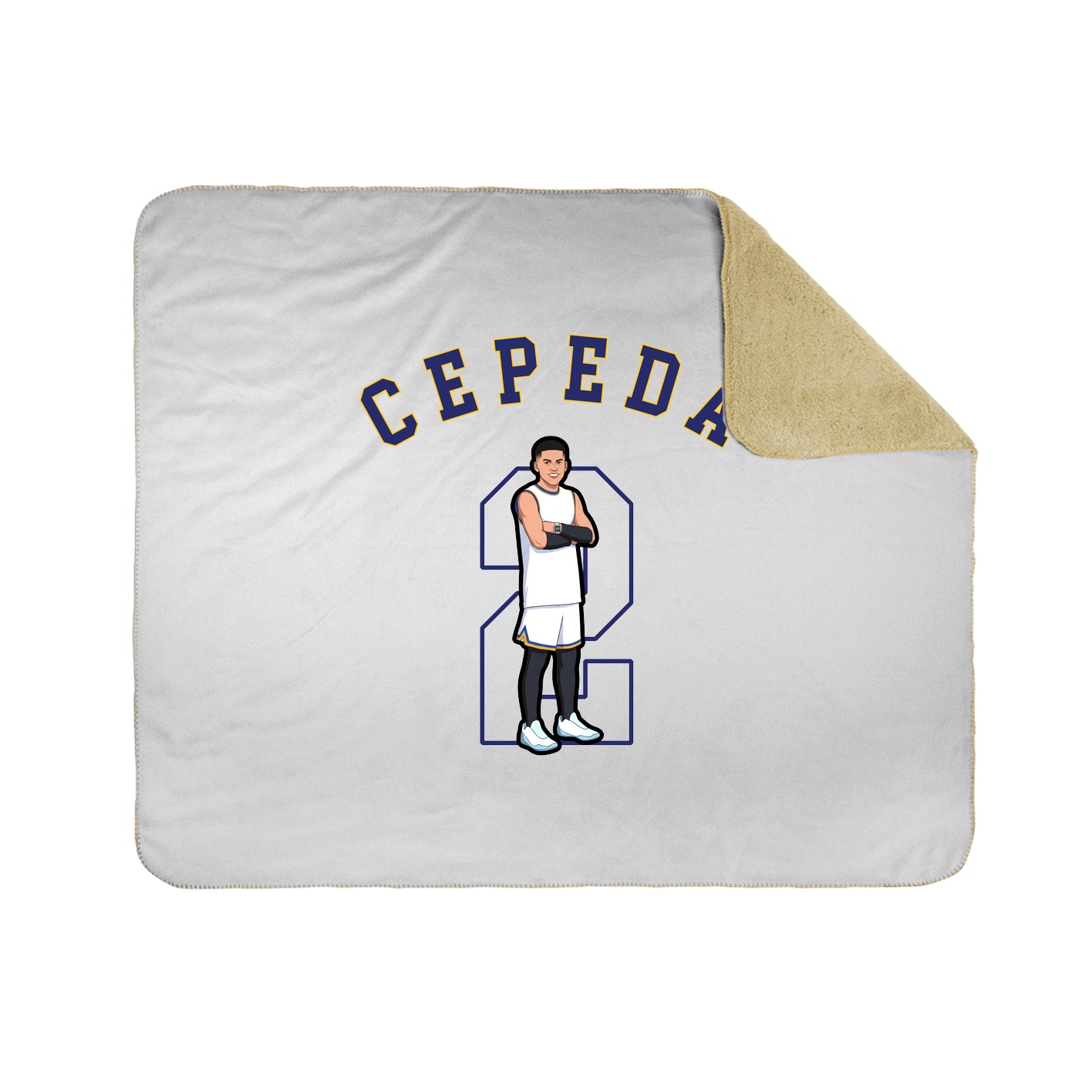 Throw Blanket — Shirsey Arch in White
