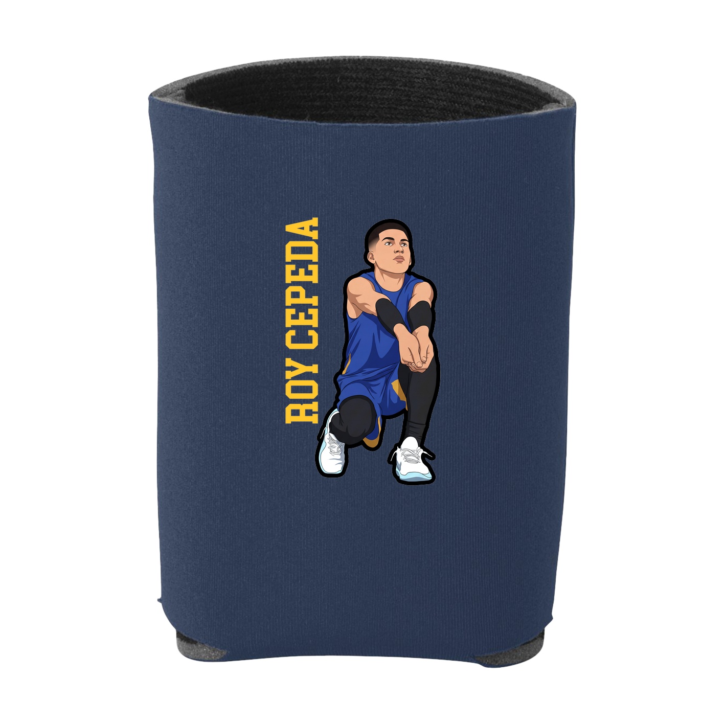 Can Holder — Name Vertical in Navy