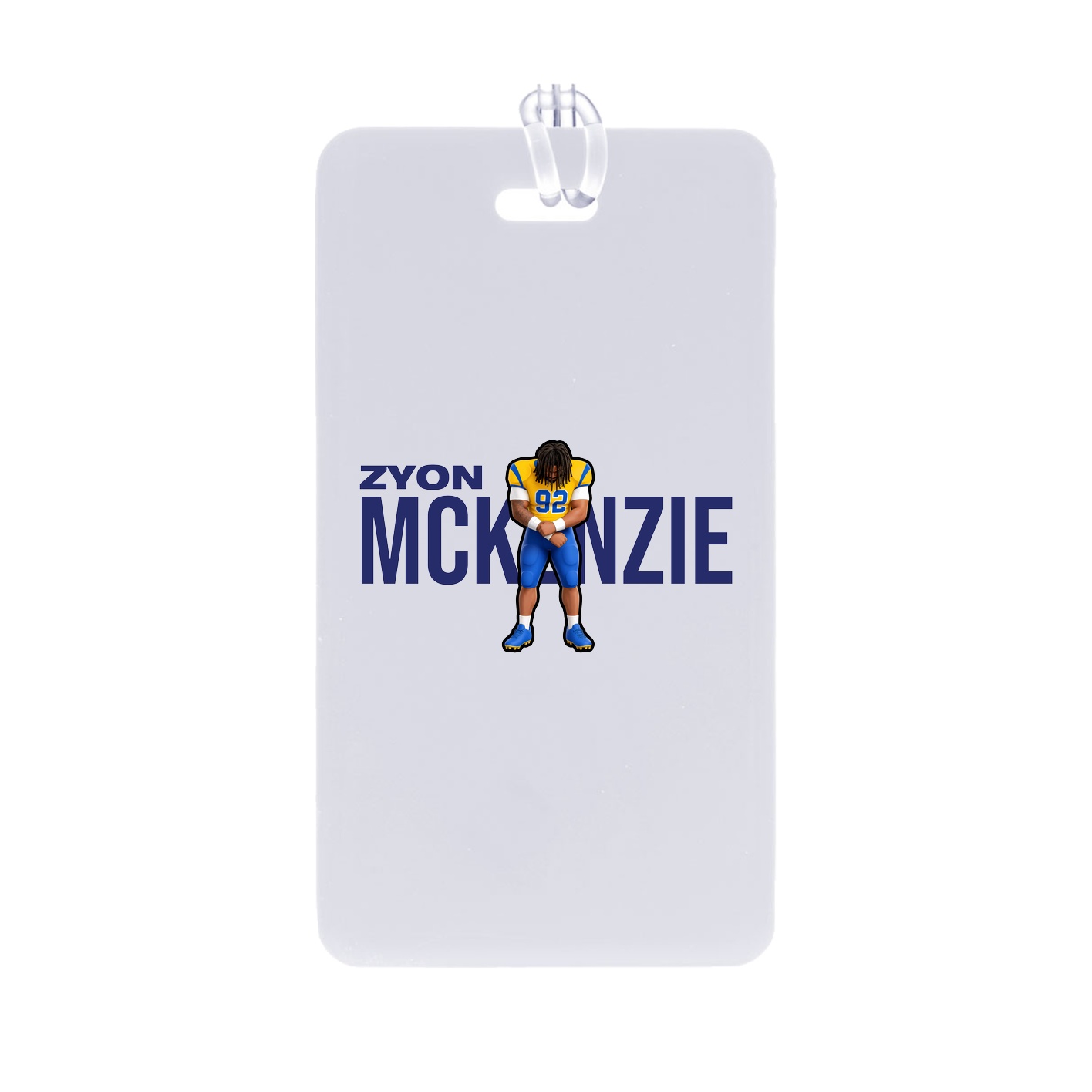 Bag Tag — Player Name in Classic