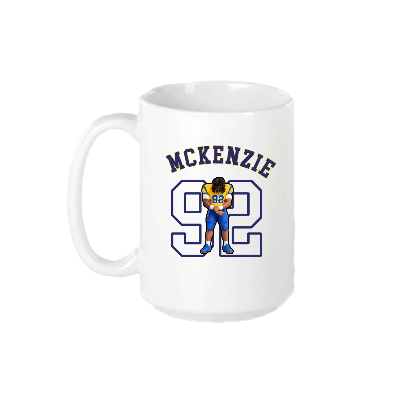 15oz Coffee Mug — Shirsey Arch in White