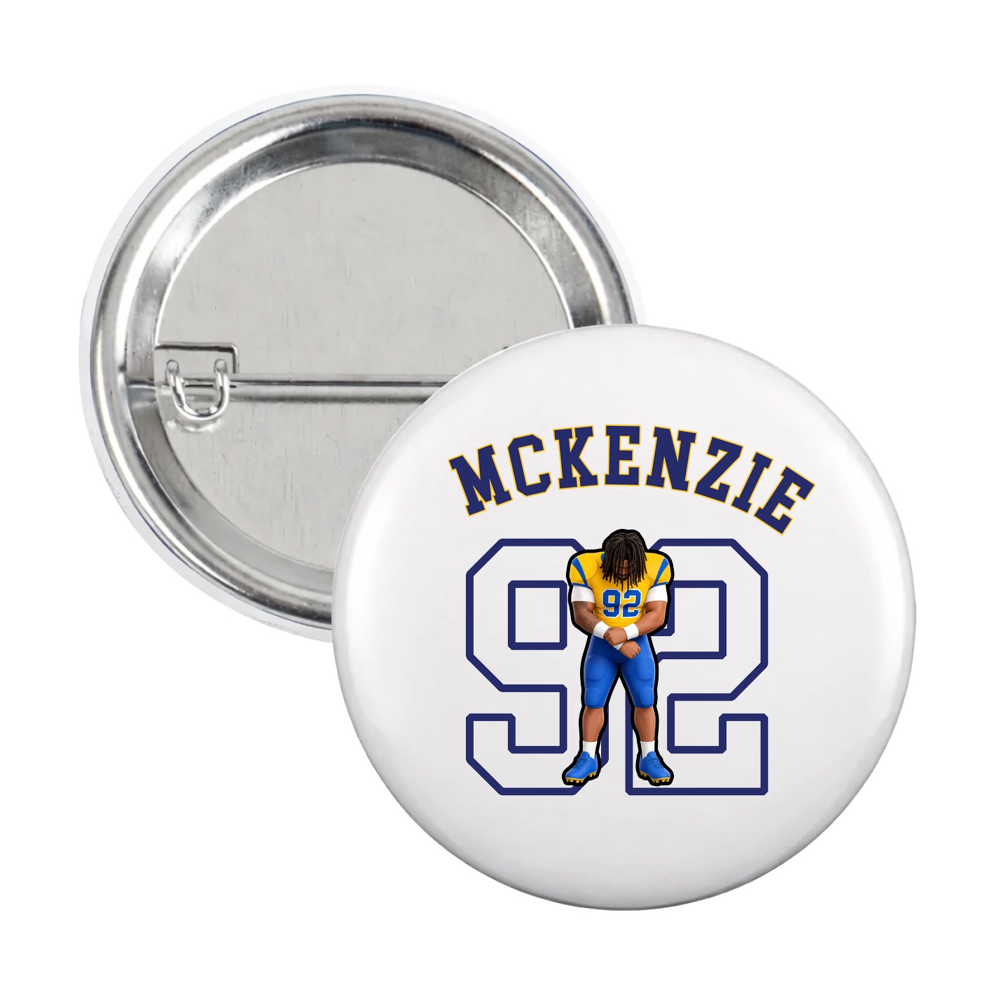 Game Day Button — Shirsey Arch in White