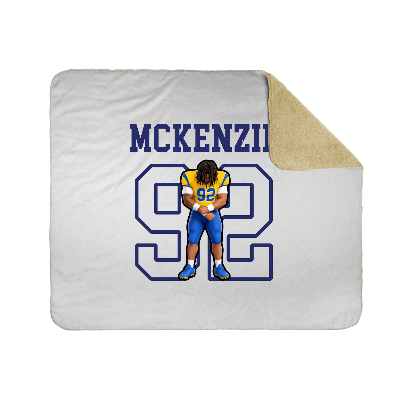 Throw Blanket — Shirsey in White