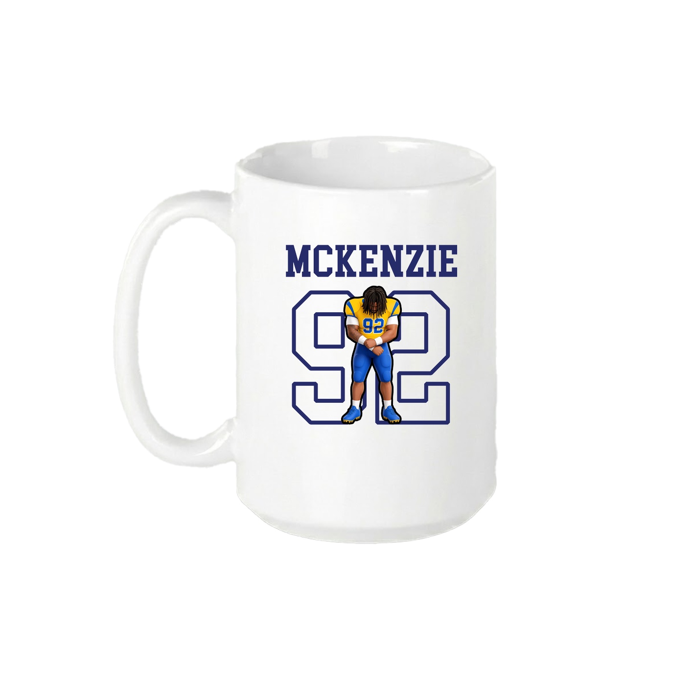 15oz Coffee Mug — Shirsey in White