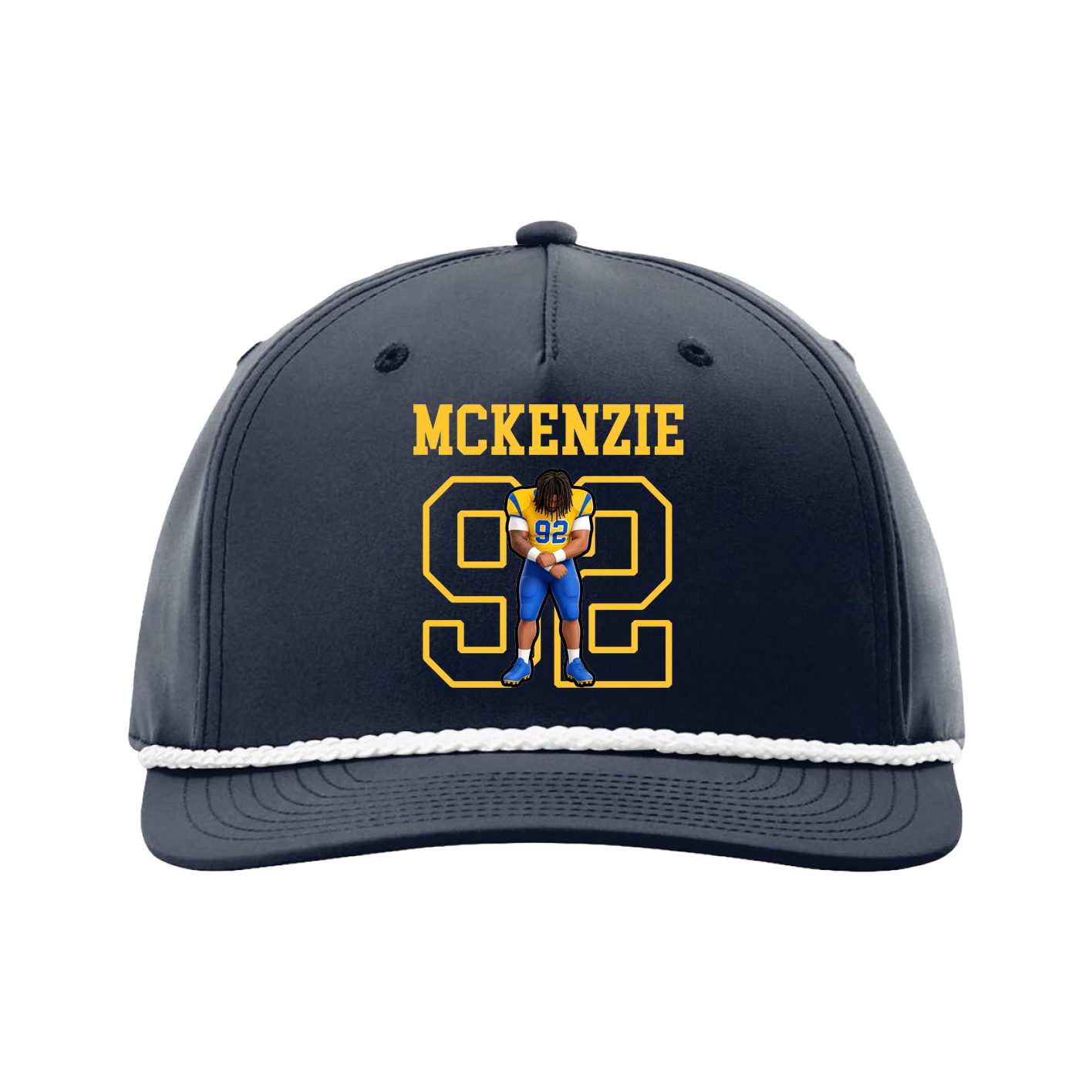 Five-Panel Classic Rope Cap — Shirsey in Navy