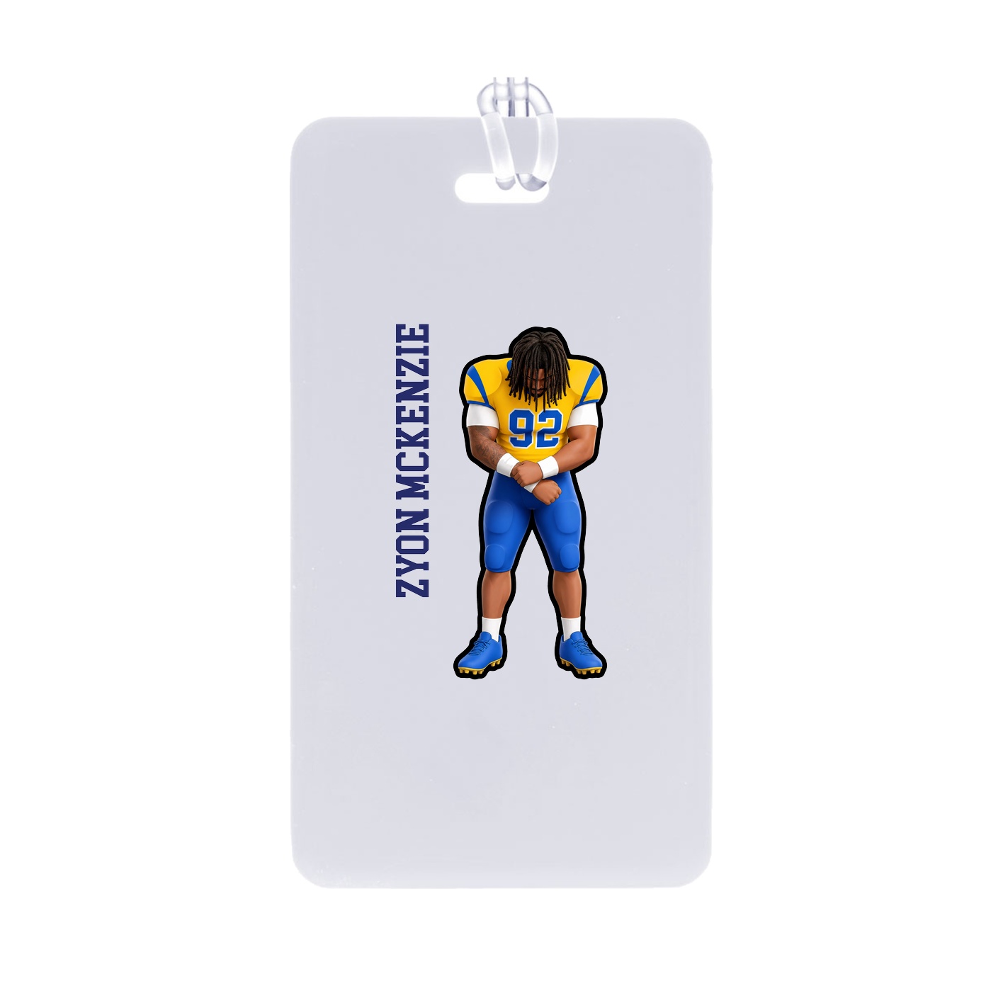 Bag Tag — Name Vertical in Classic