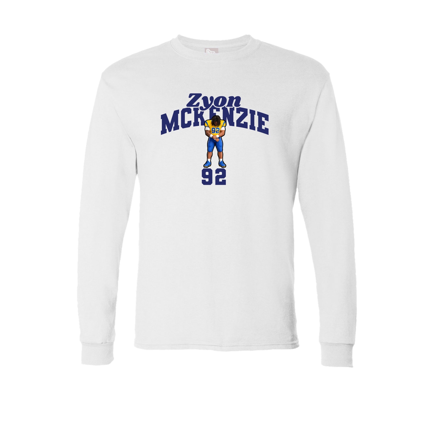 Long Sleeve Tee — Signature Arch in White
