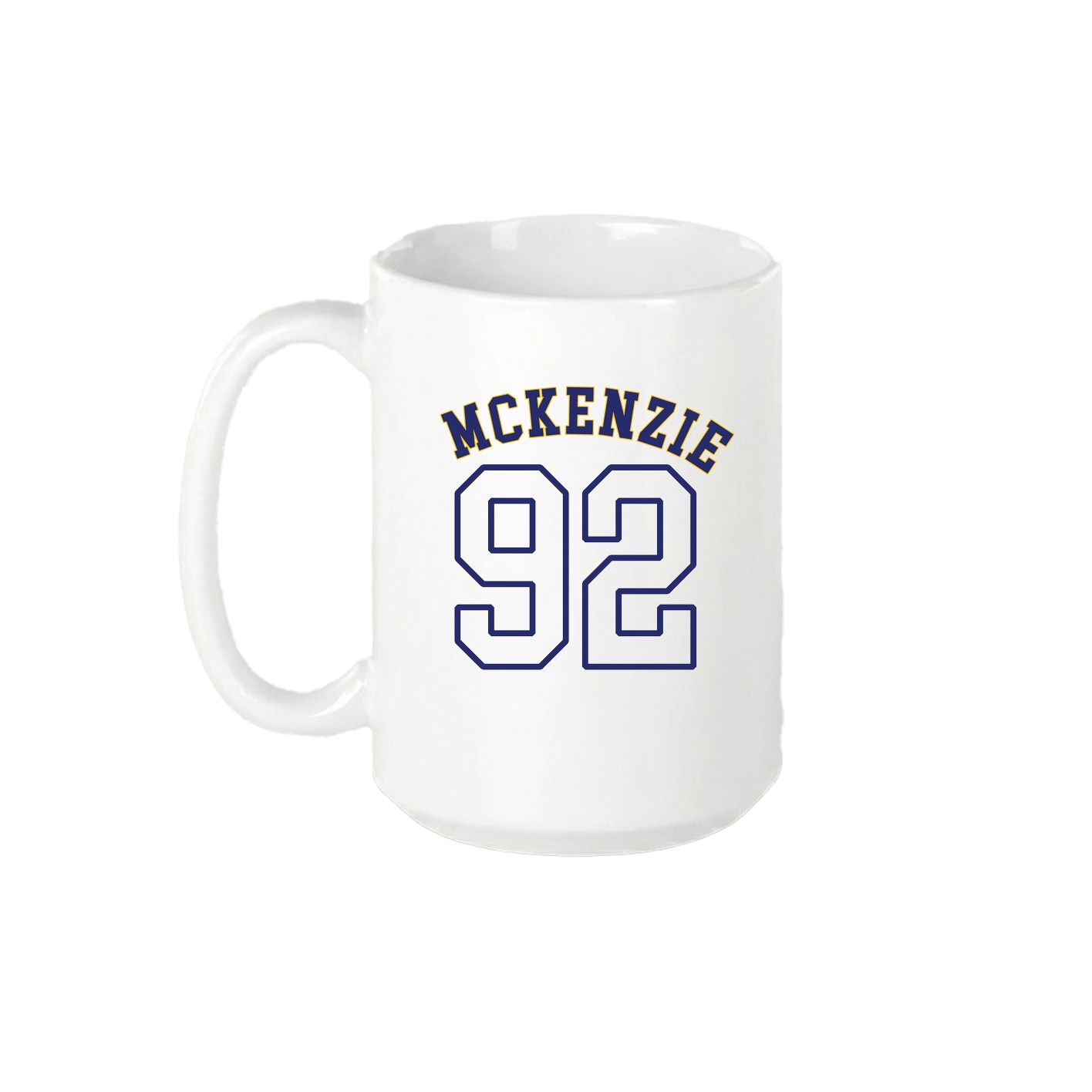 15oz Coffee Mug — Shirsey Arch in White