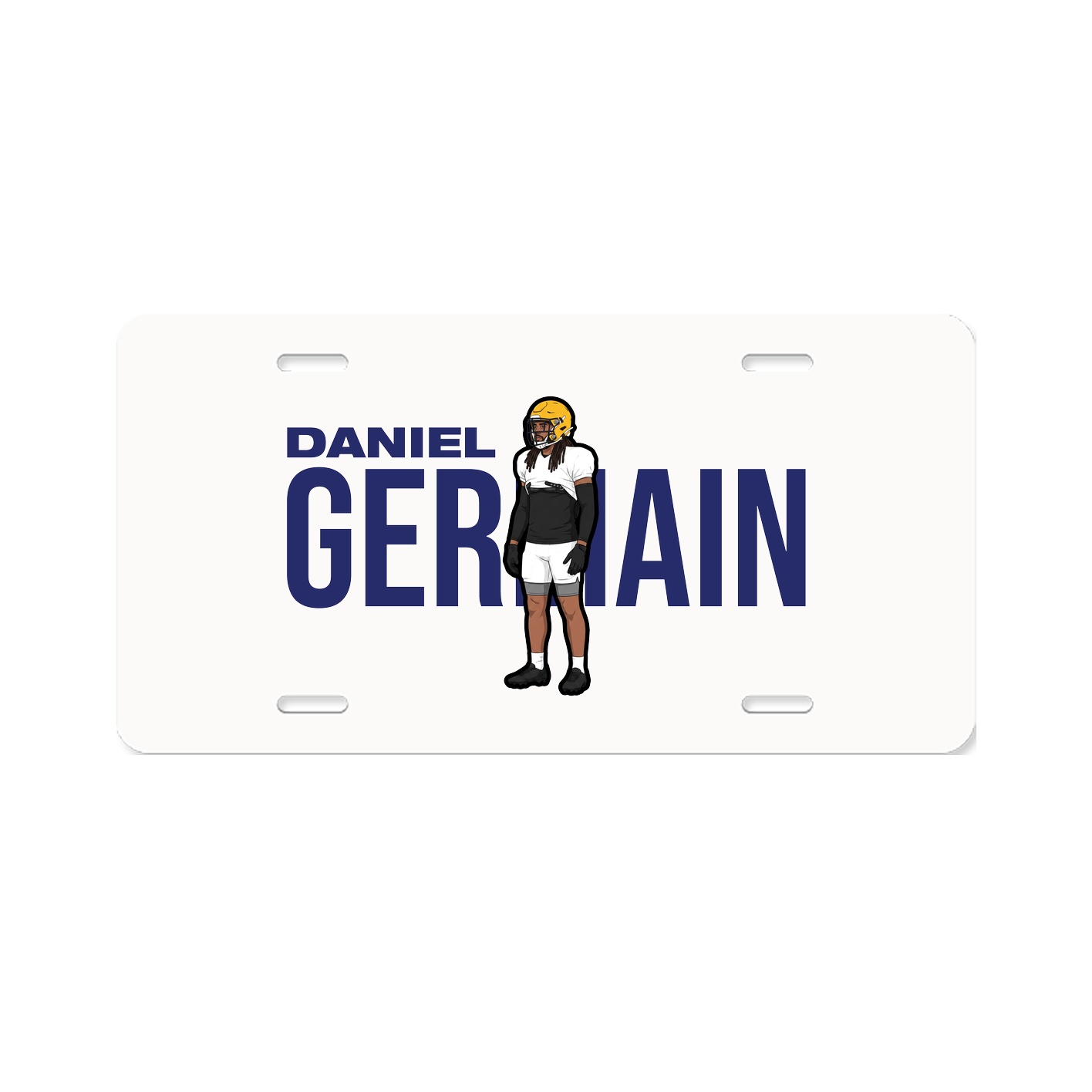License Plate — Player Name in Classic