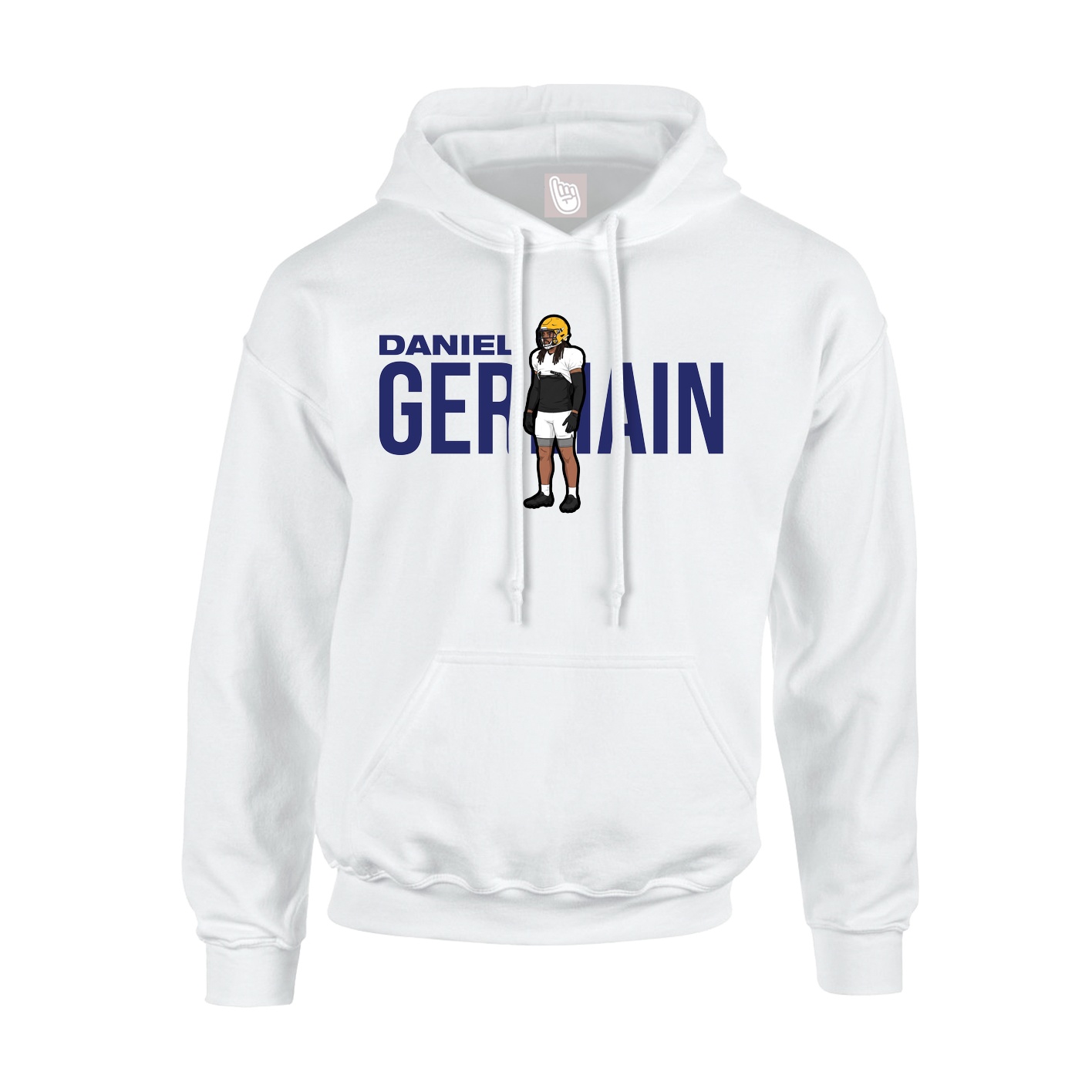 Hoodie — Player Name in White