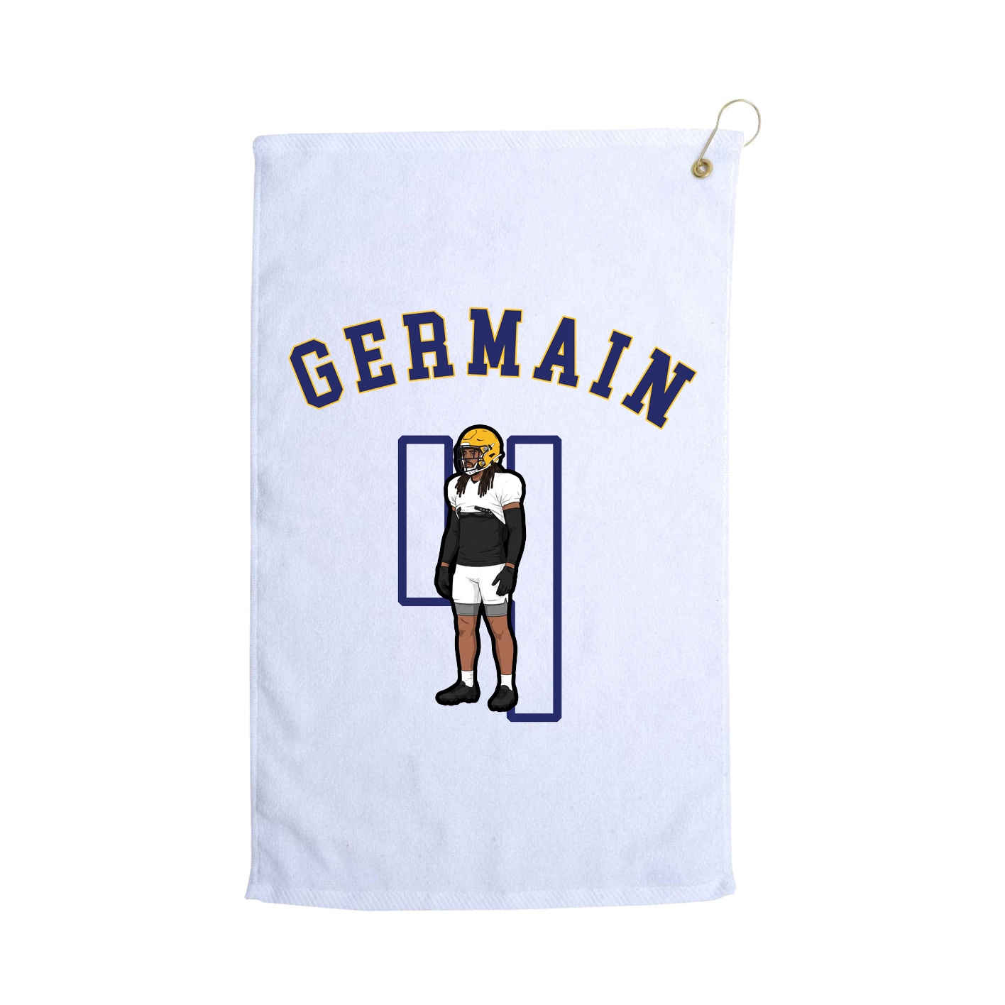 Golf Towel — Shirsey Arch in White