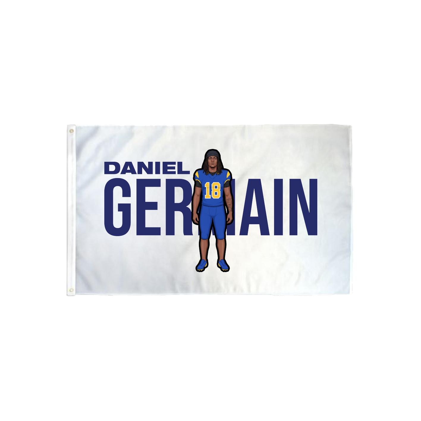 3x5 Flag — Player Name in Classic