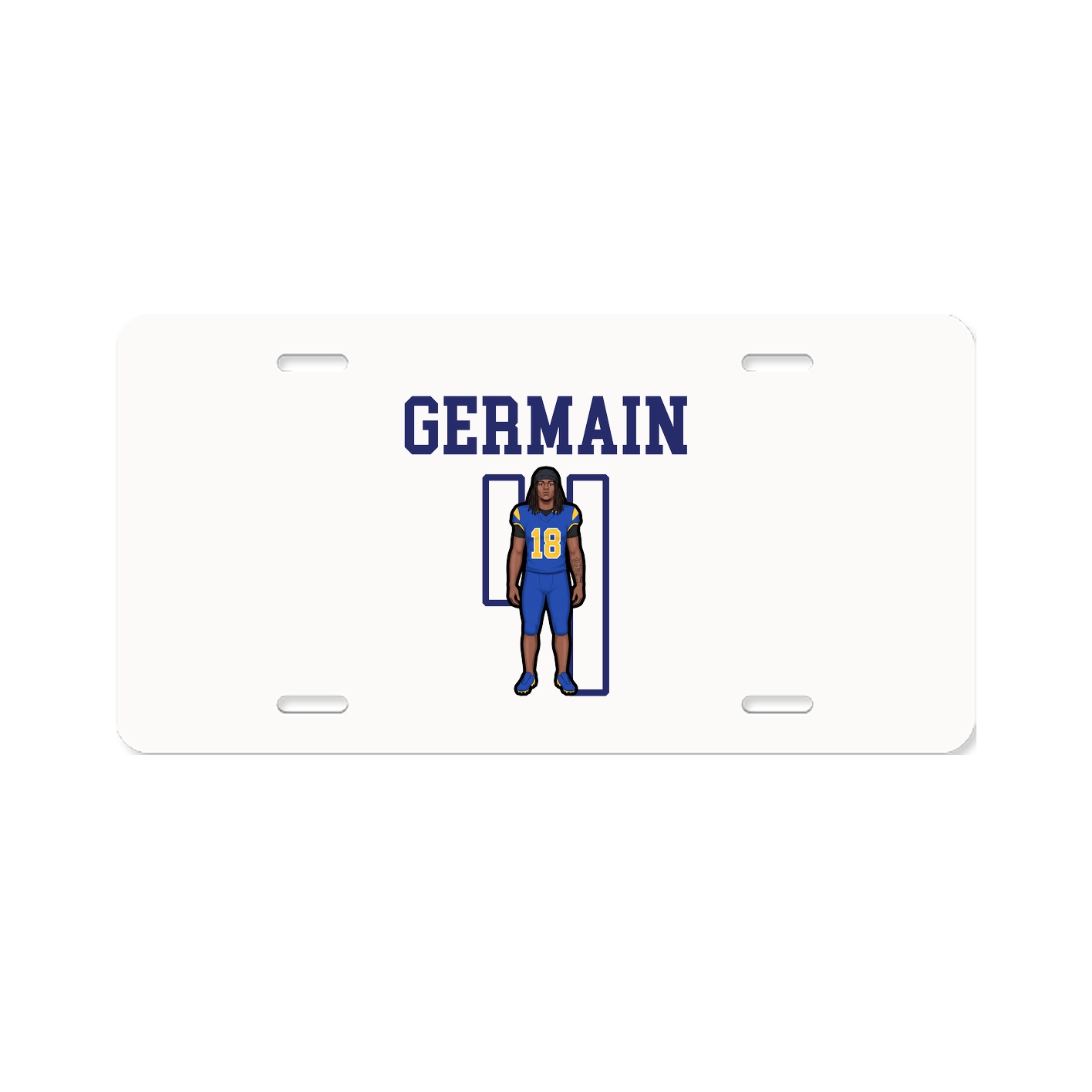 License Plate — Shirsey in Classic