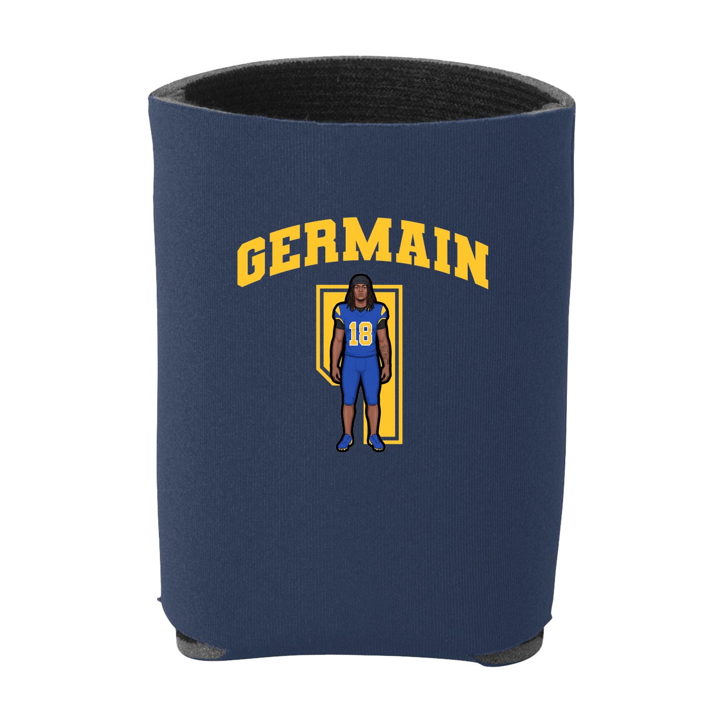 Can Holder — Number in Navy