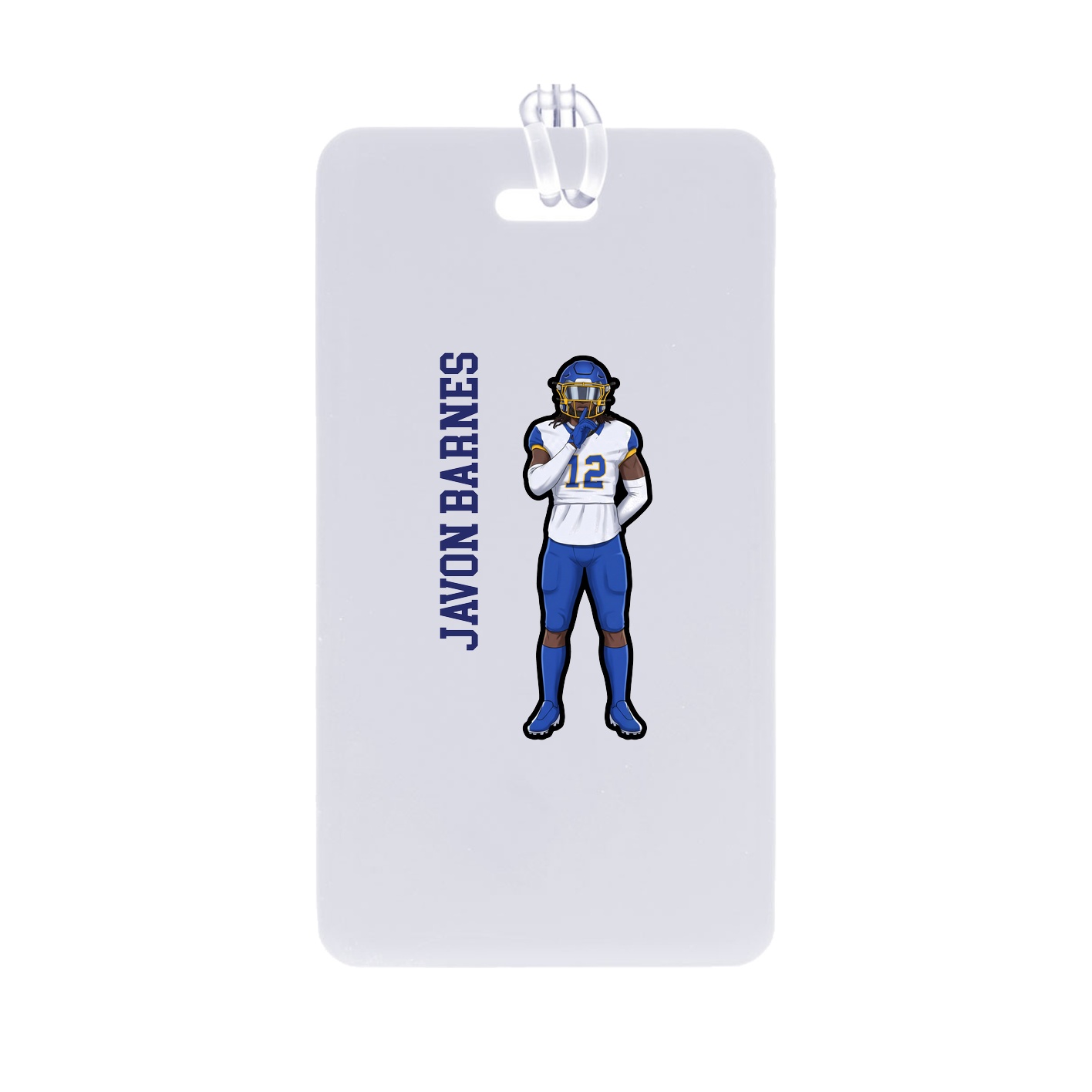 Bag Tag — Name Vertical in Classic